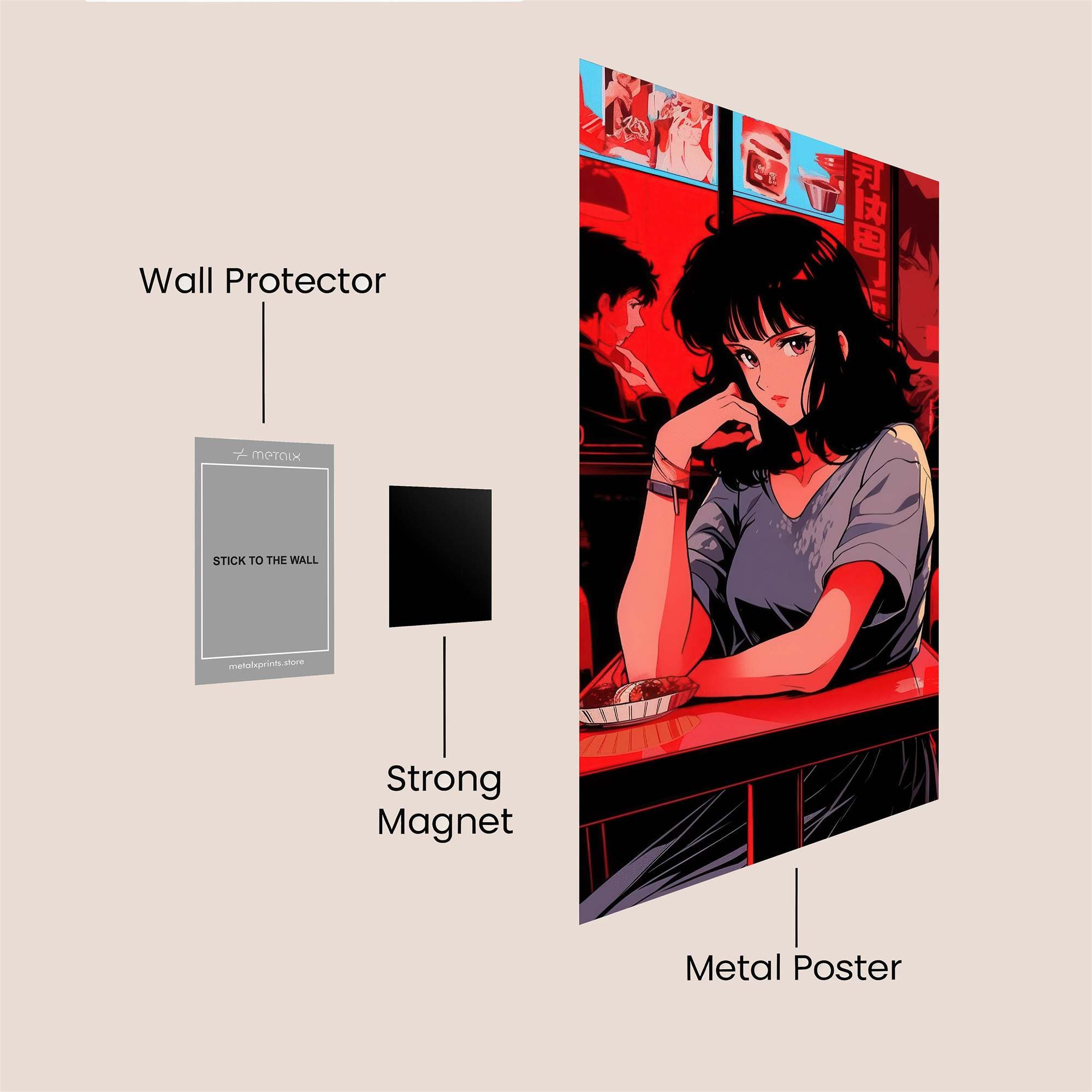 Diner Dream Safe Wall Magnetic / M