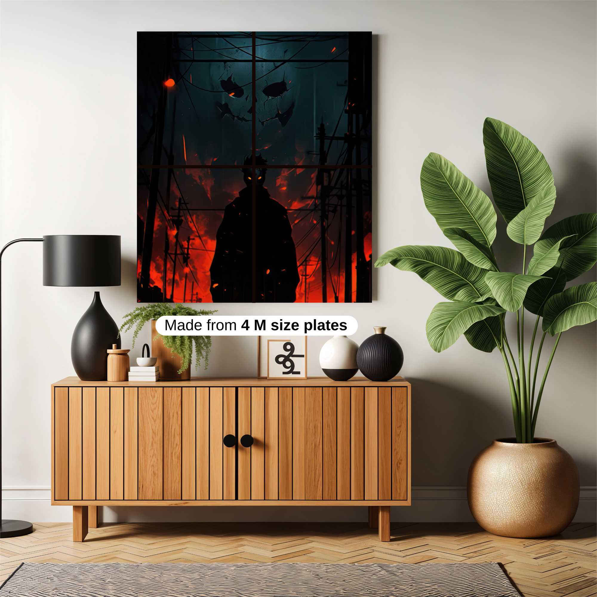 Skull Apocalypse Safe Wall Magnetic / M