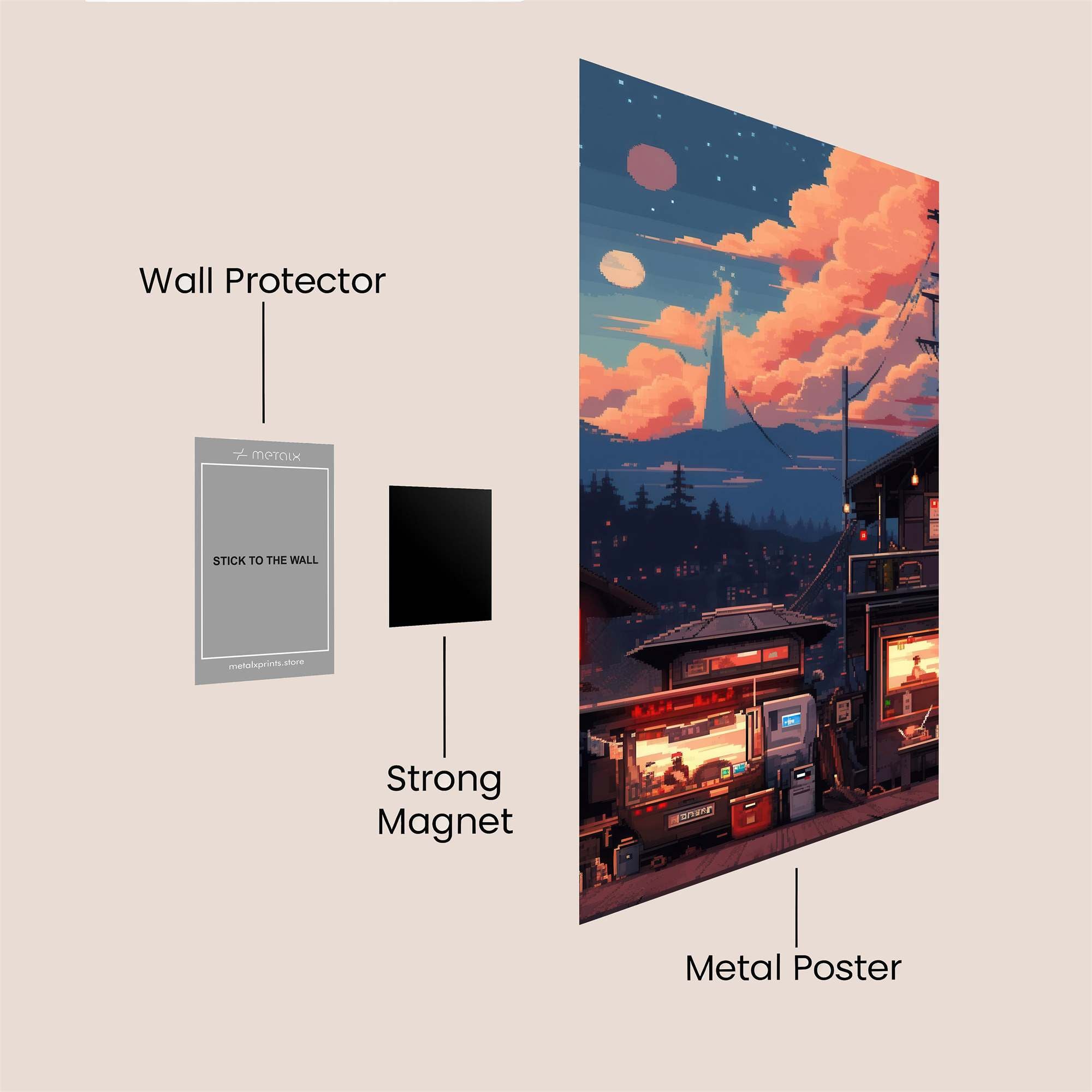 Mountain Serenity Safe Wall Magnetic / M