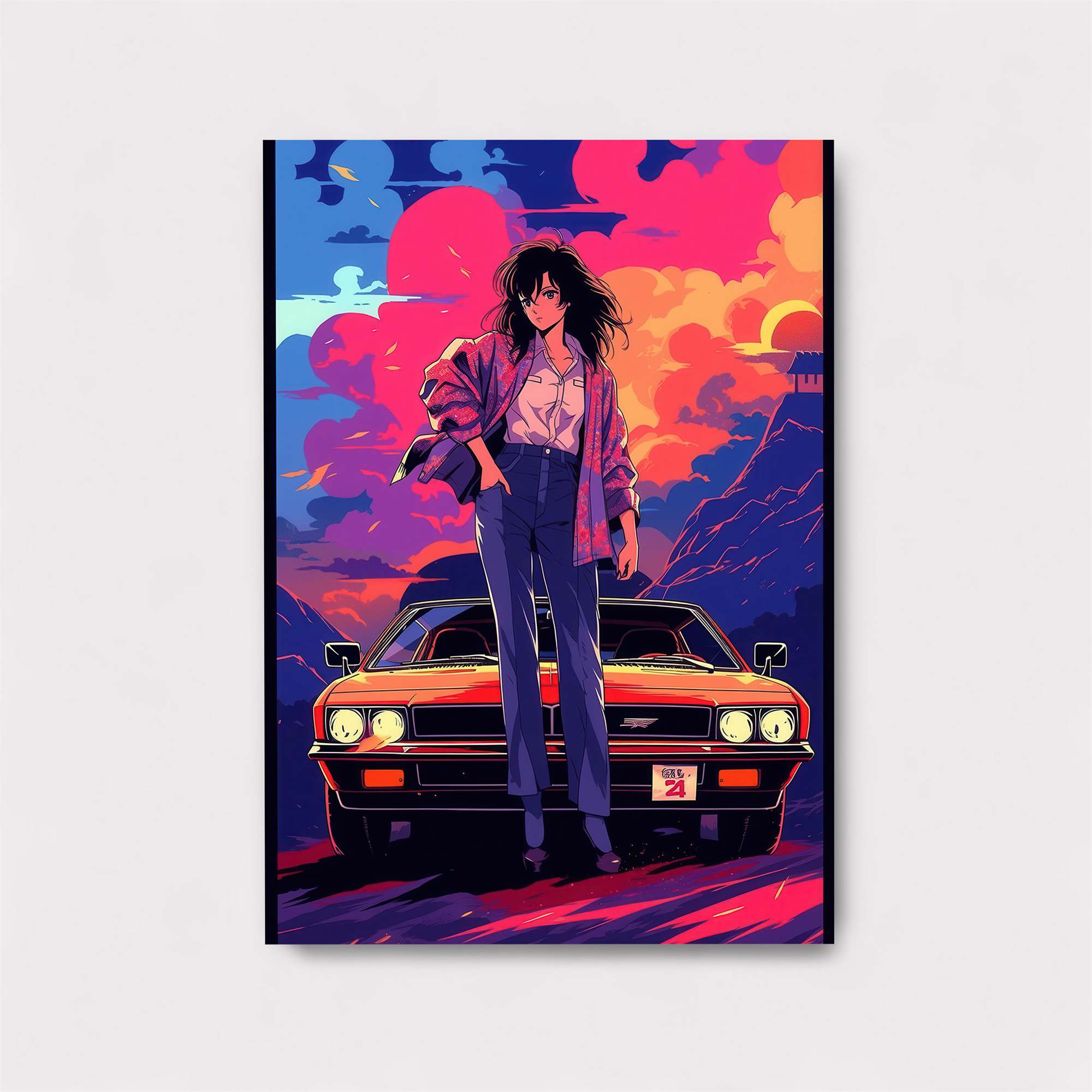 Sunset Rebel Safe Wall Magnetic / M