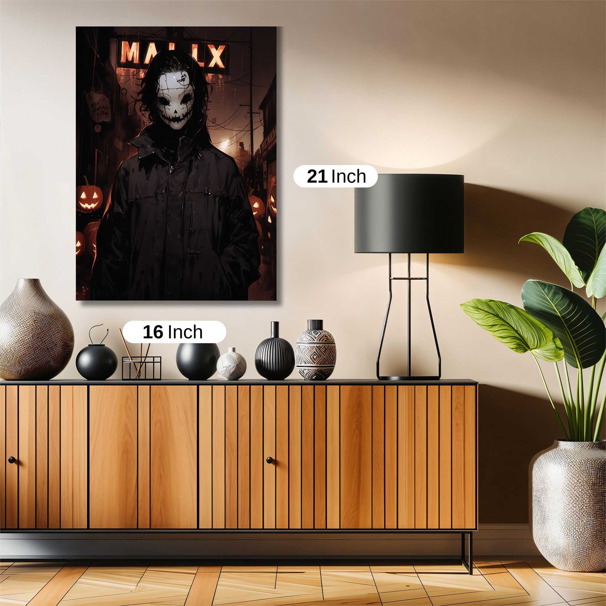 Masked Menace Safe Wall Magnetic / M