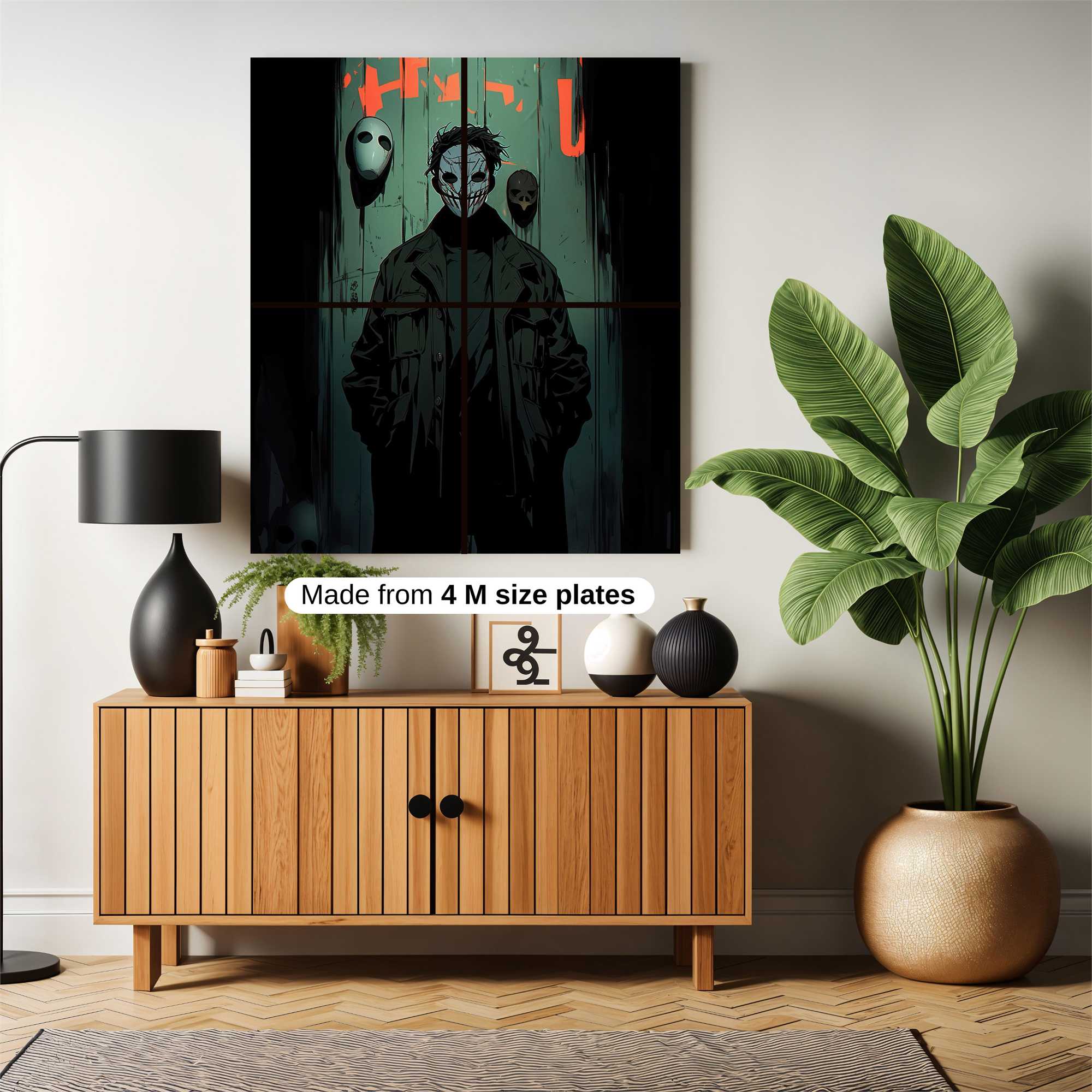 Rorschach Gloom Safe Wall Magnetic / M