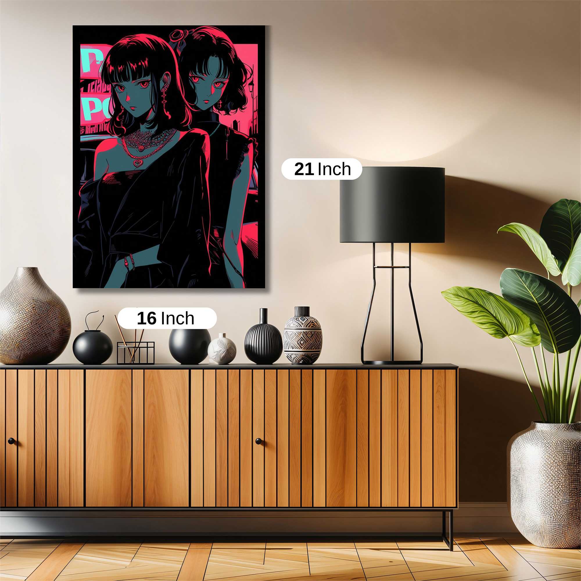 Neon Elegance Safe Wall Magnetic / M