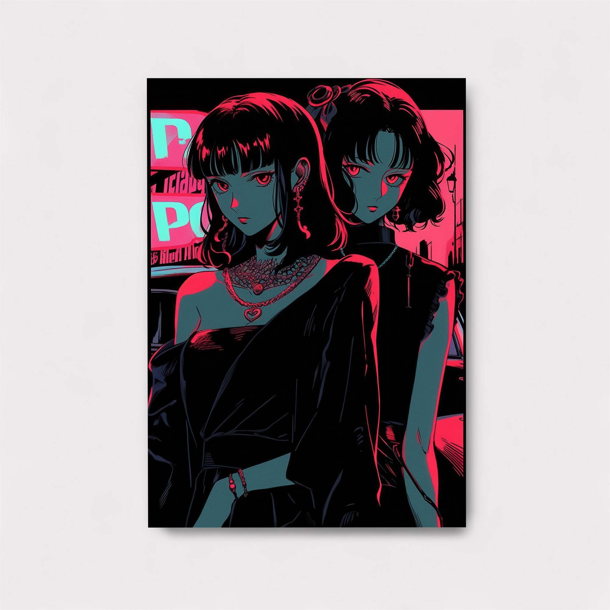 Neon Elegance Safe Wall Magnetic / M