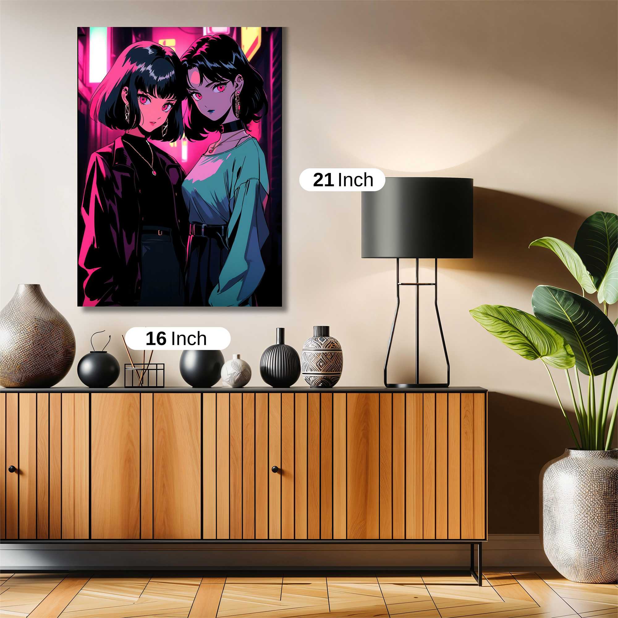 Neon Mystique Safe Wall Magnetic / M