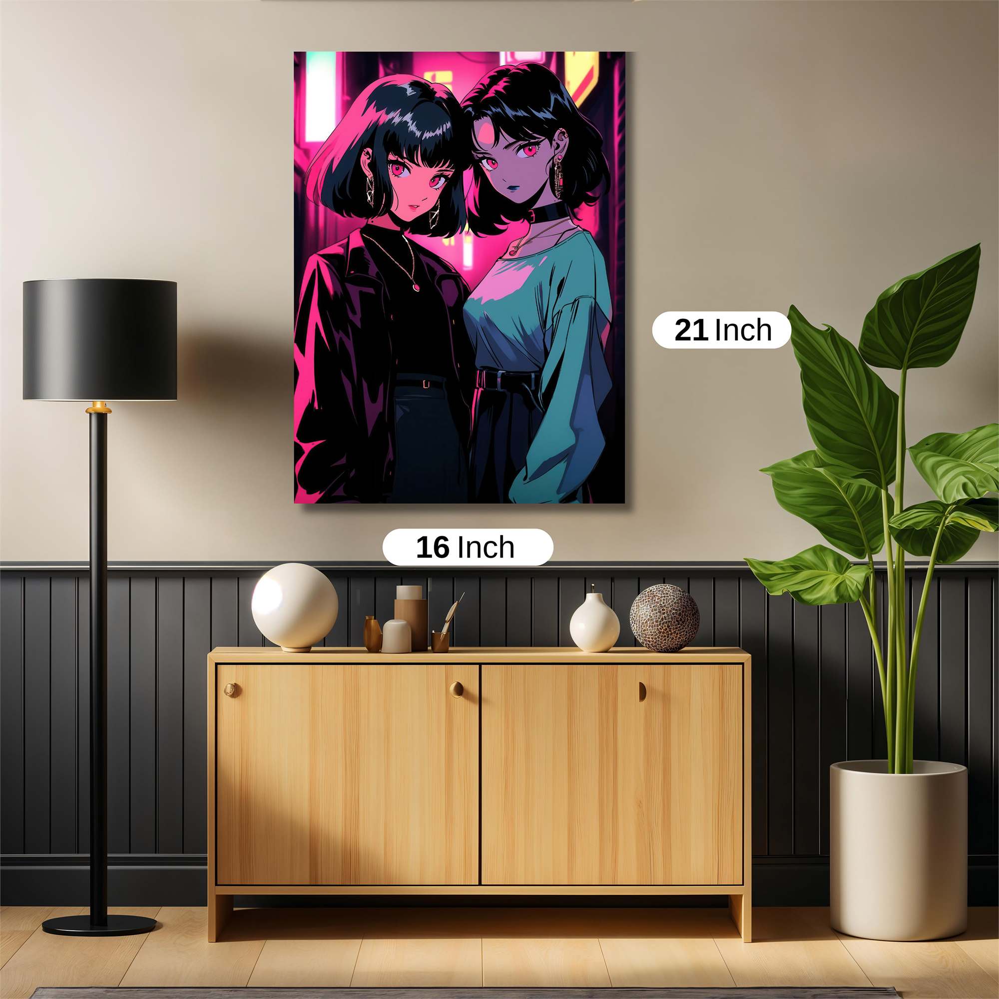 Neon Mystique Safe Wall Magnetic / M