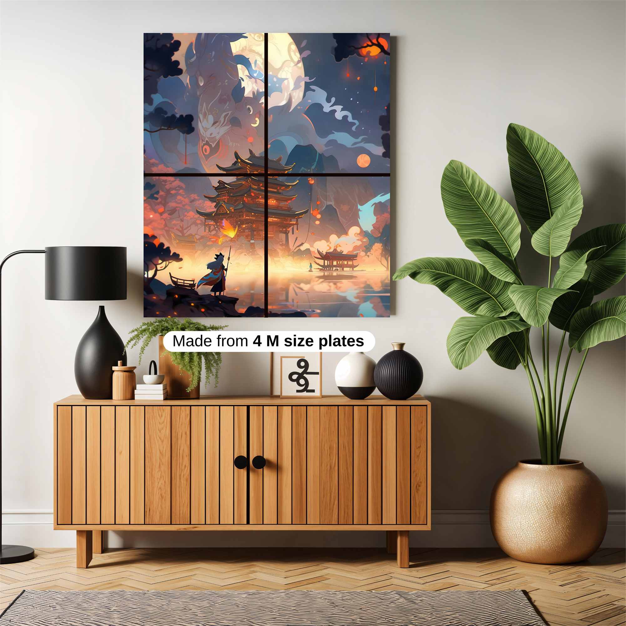 Moonlit Serenity Safe Wall Magnetic / M