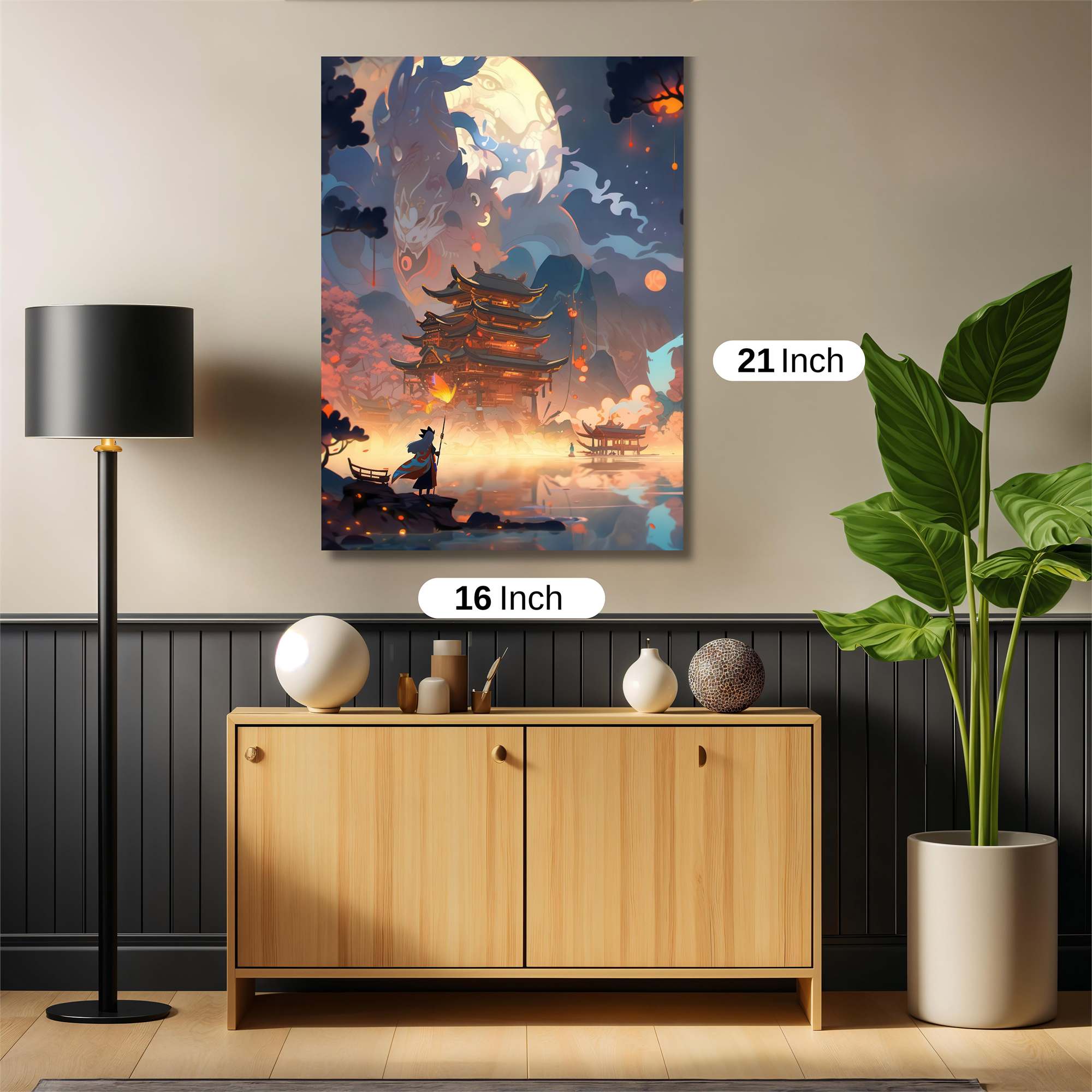 Moonlit Serenity Safe Wall Magnetic / M