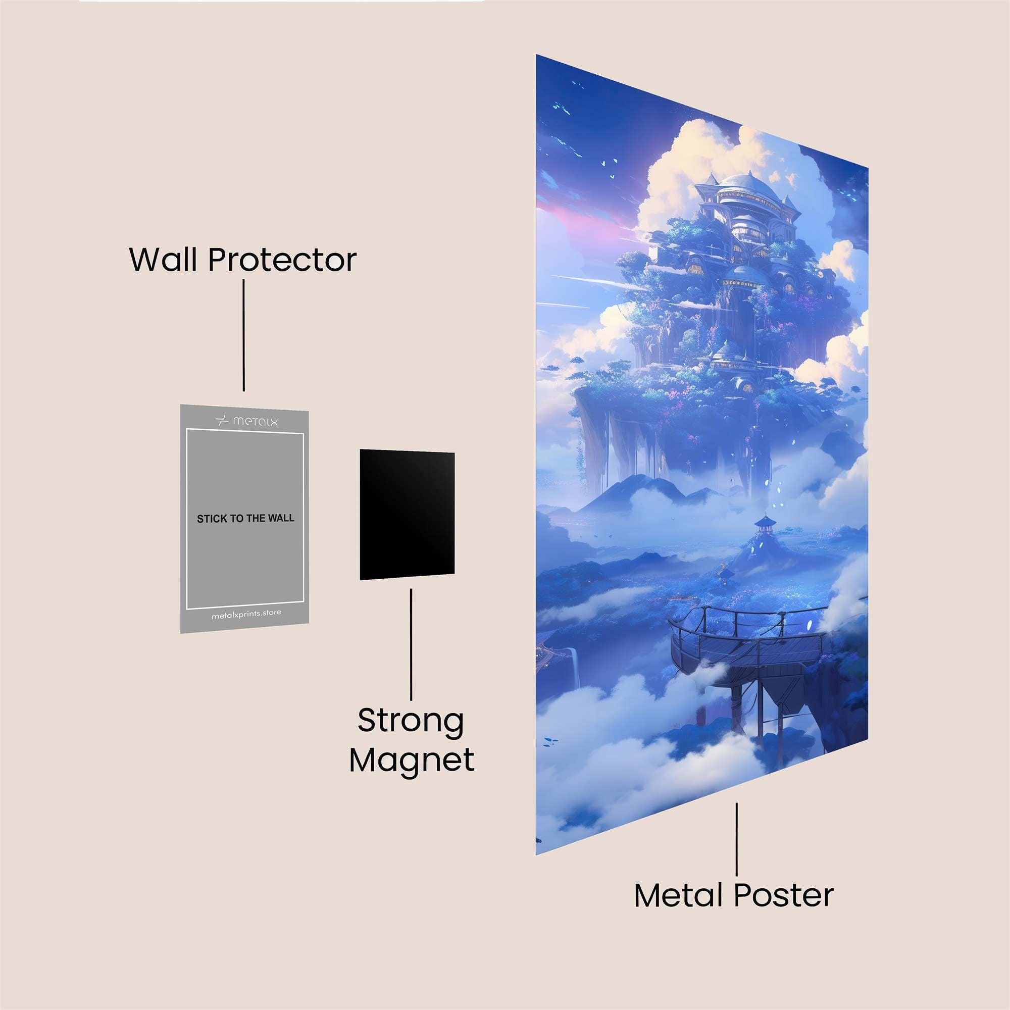 SkyCastle Dreamscape Safe Wall Magnetic / M