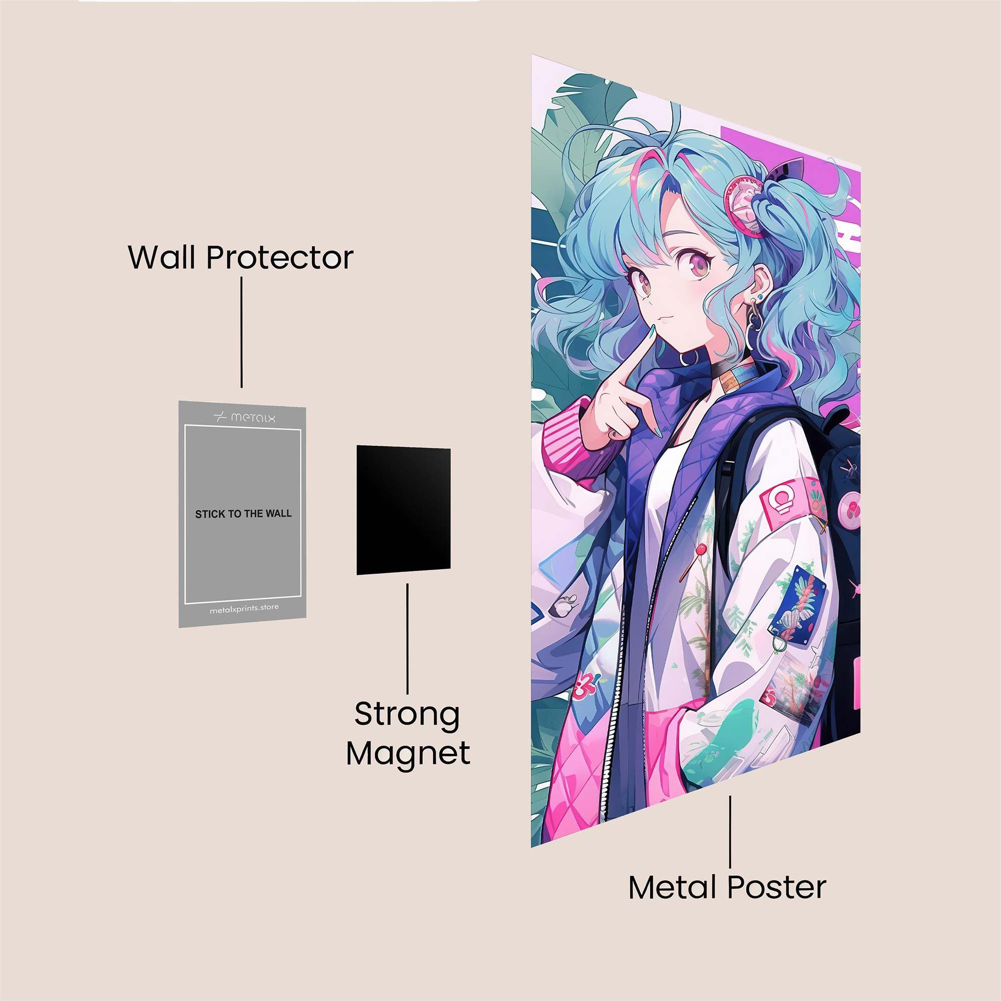 Aqua Dreamer Safe Wall Magnetic / M