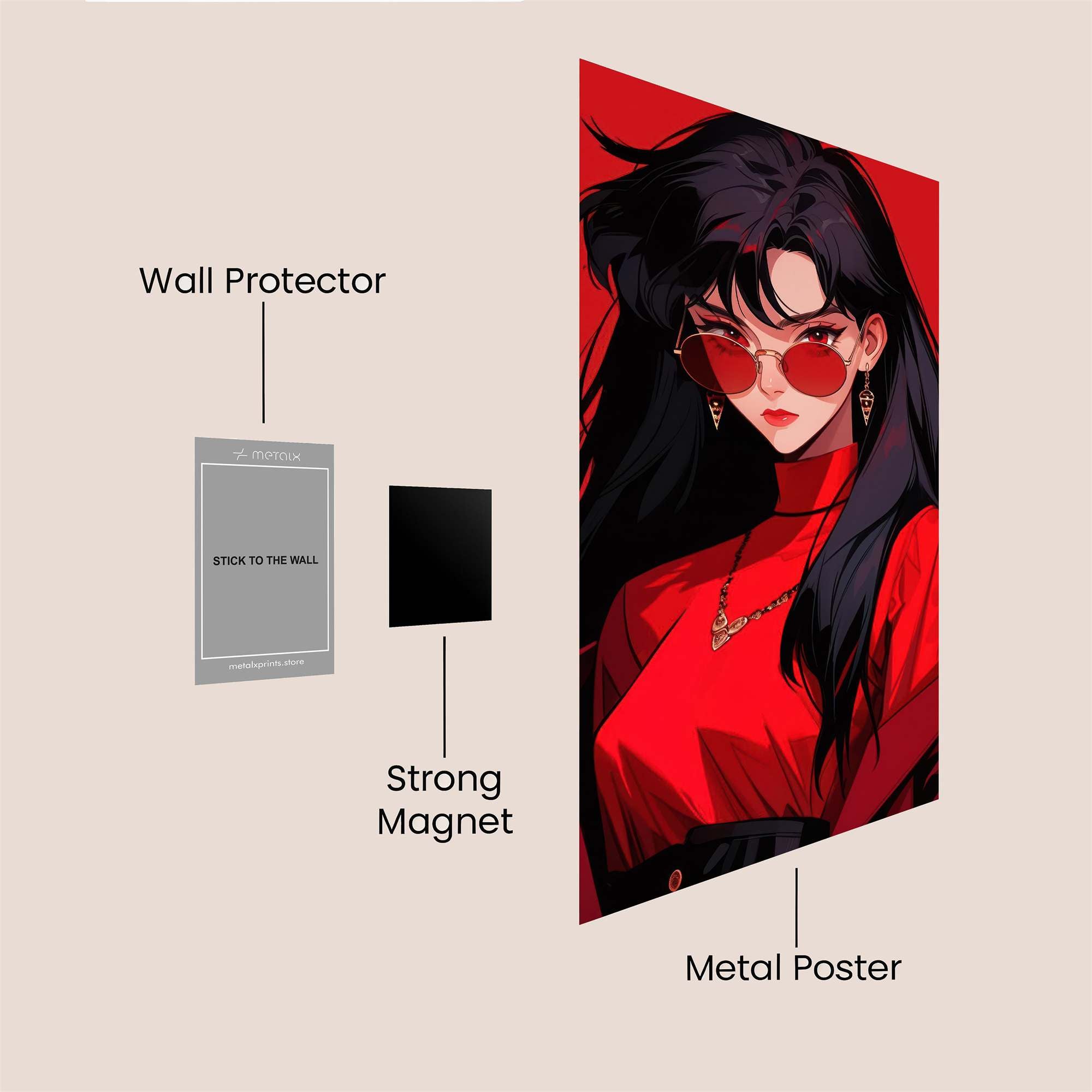 Sailor Seductive Safe Wall Magnetic / M