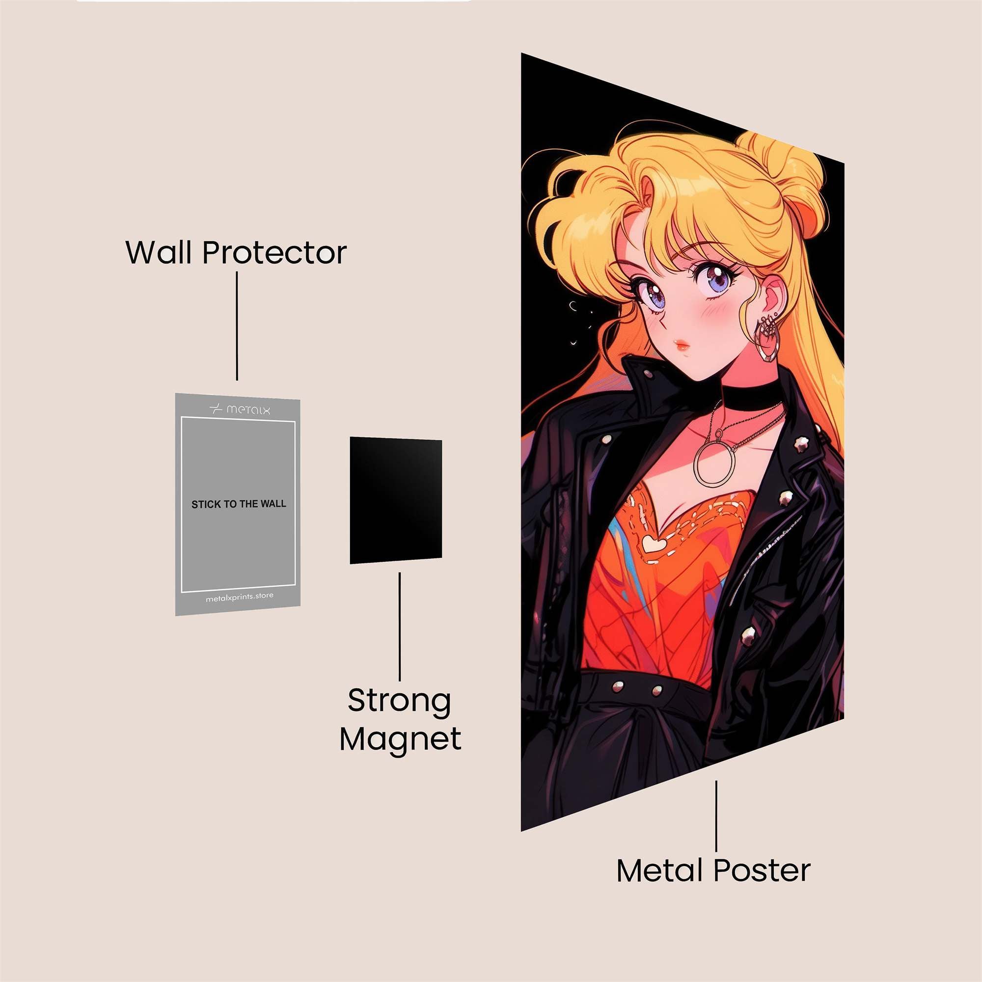 Usagi Rebel Safe Wall Magnetic / M