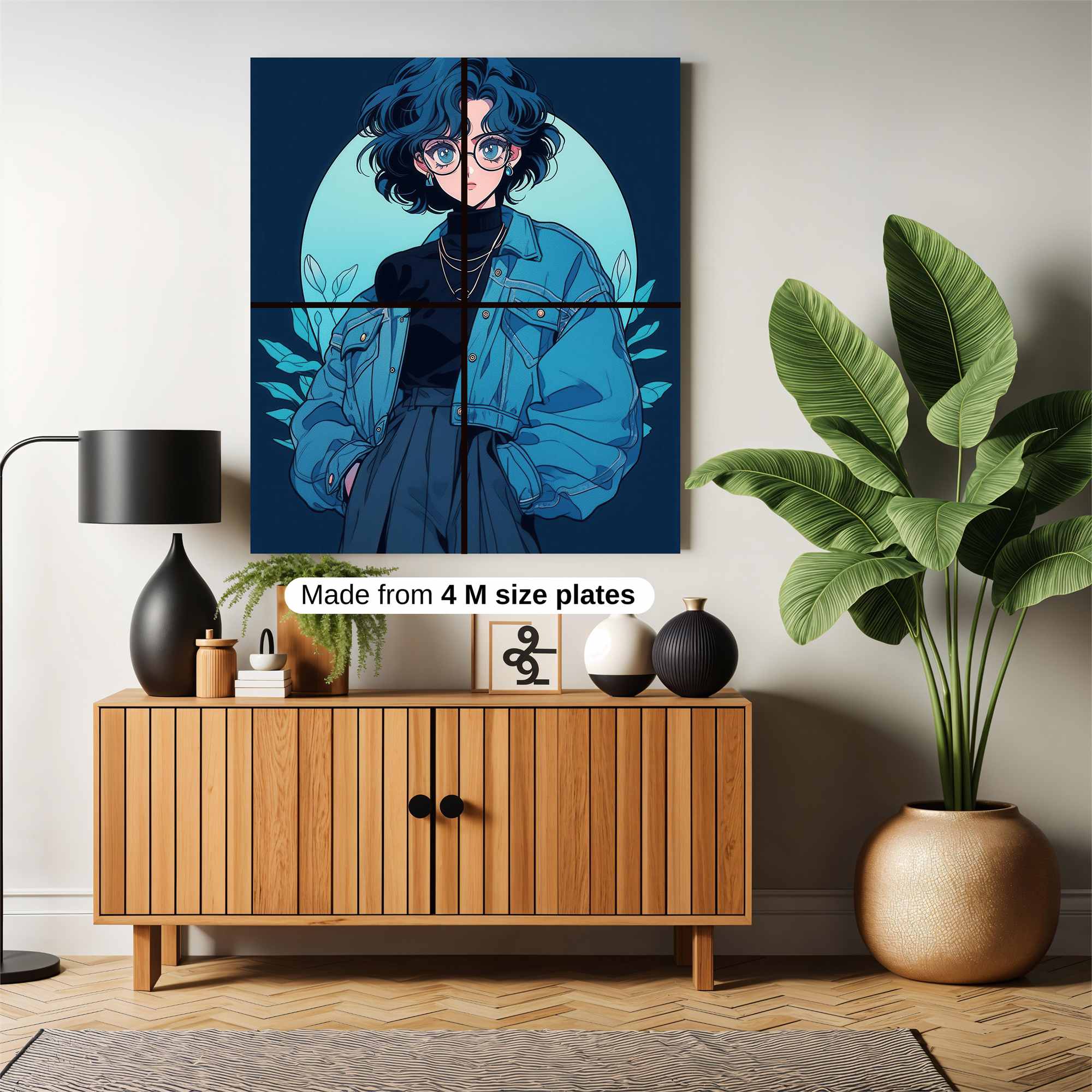 Navy Dreamer Safe Wall Magnetic / M