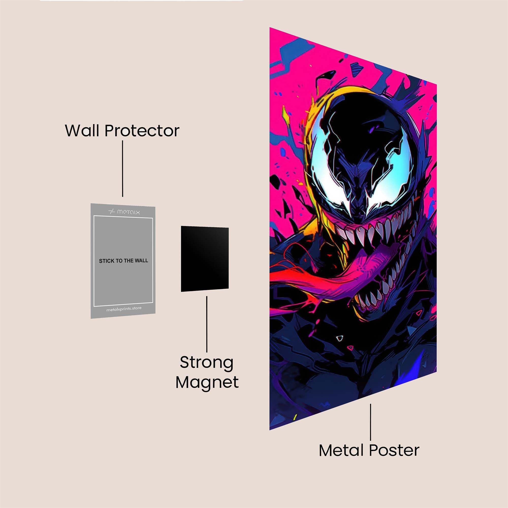 Venom Vibe Safe Wall Magnetic / M