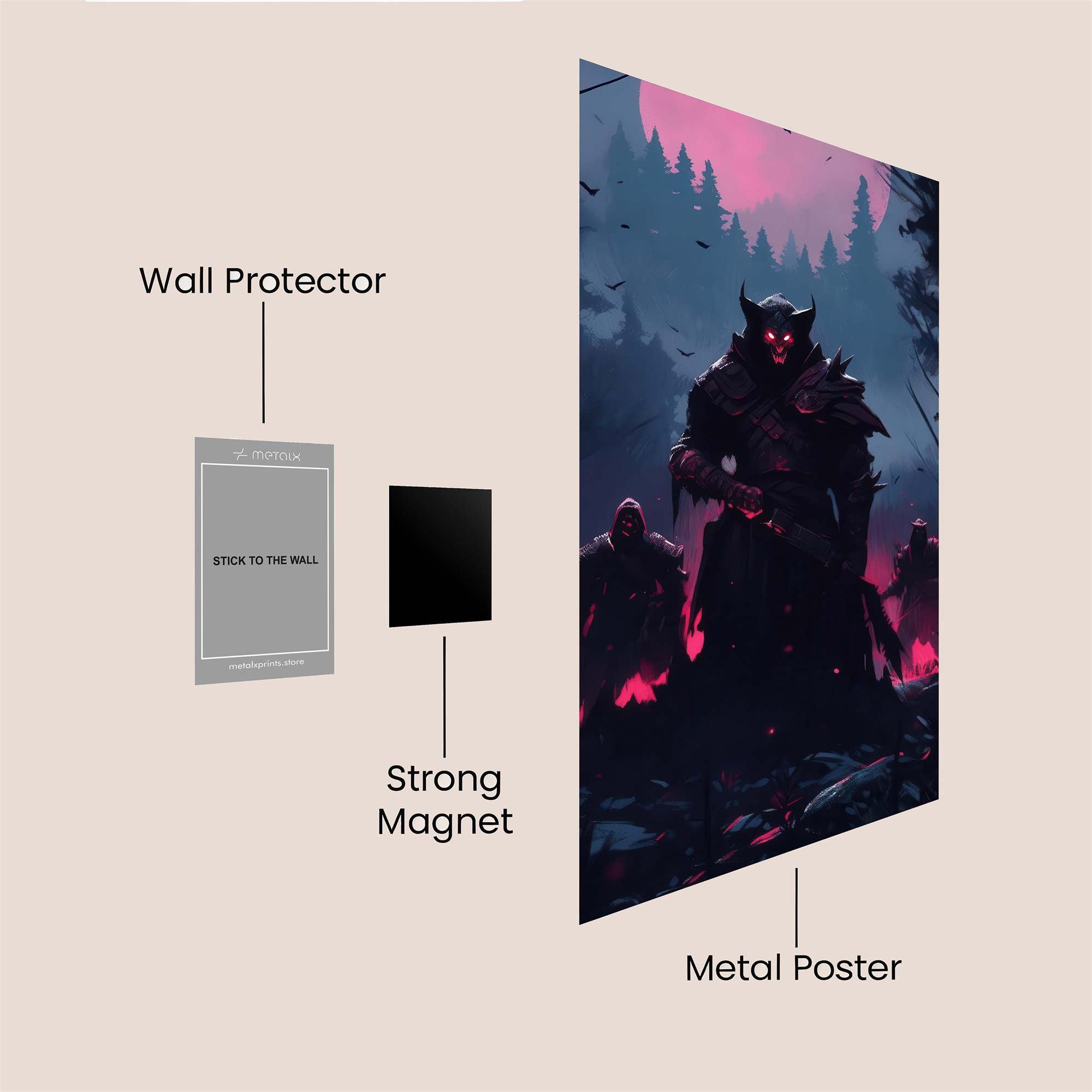 Demon Twilight Safe Wall Magnetic / M