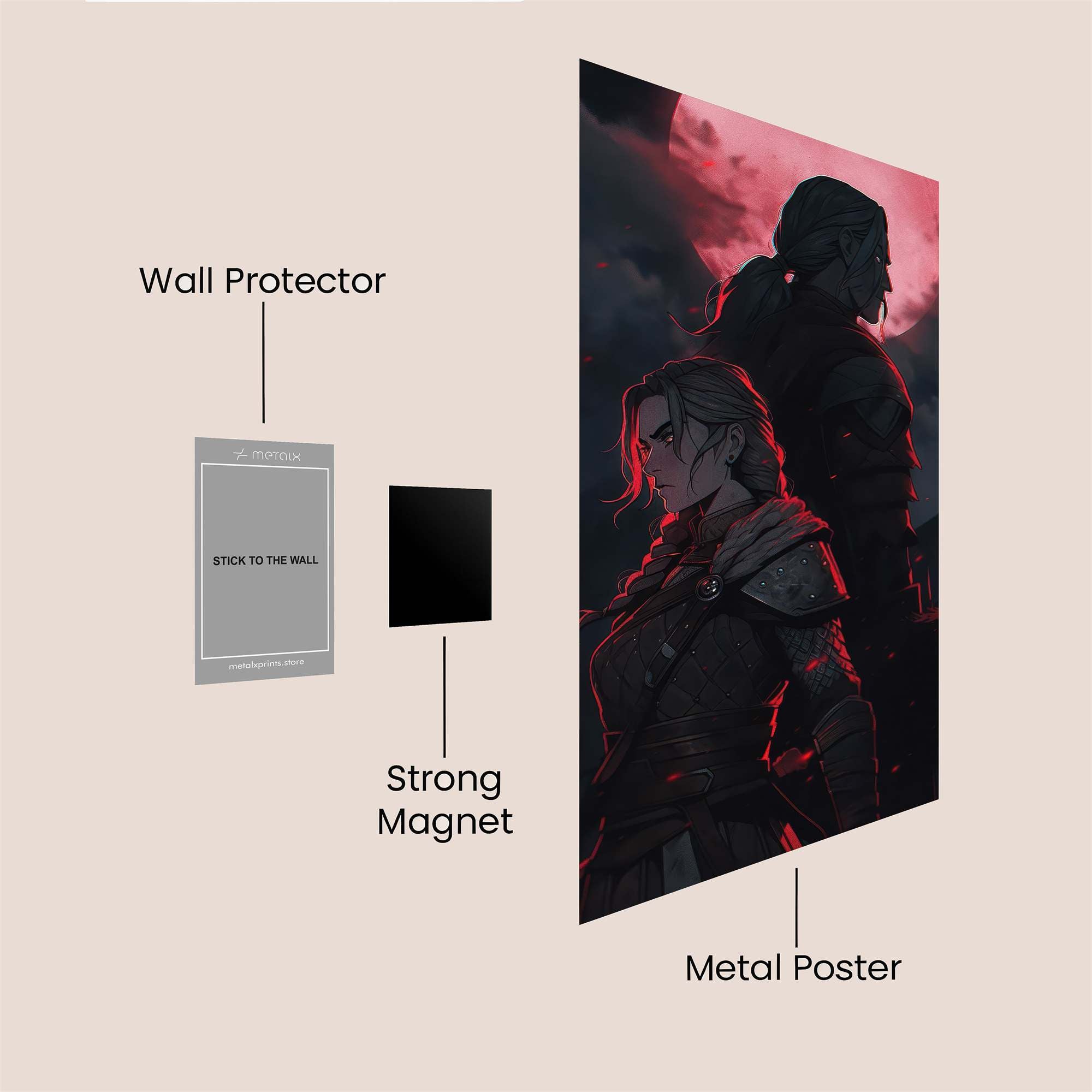 Warriors Eclipse Safe Wall Magnetic / M