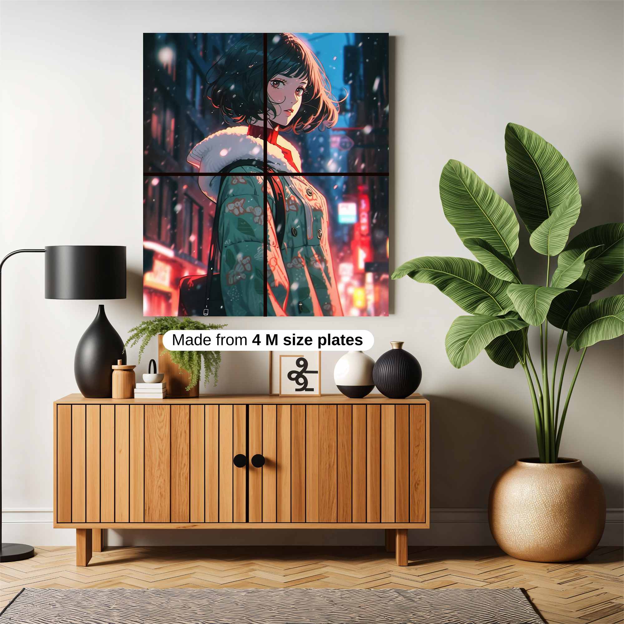 Snowy Serenity Safe Wall Magnetic / M