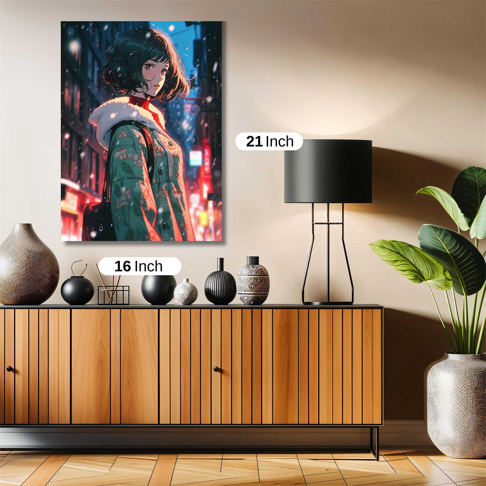 Snowy Serenity Safe Wall Magnetic / M