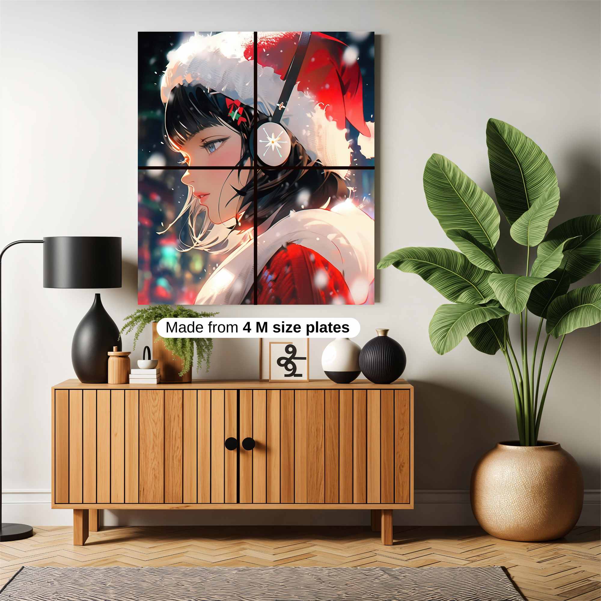 Santa's Serenade Safe Wall Magnetic / M