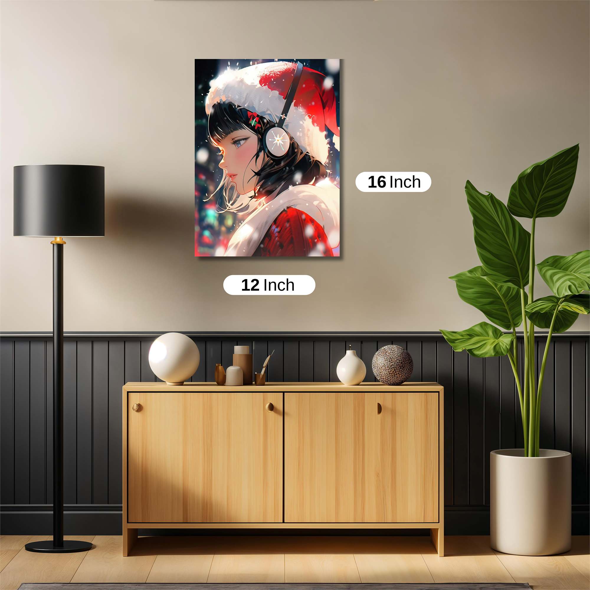 Santa's Serenade Safe Wall Magnetic / M