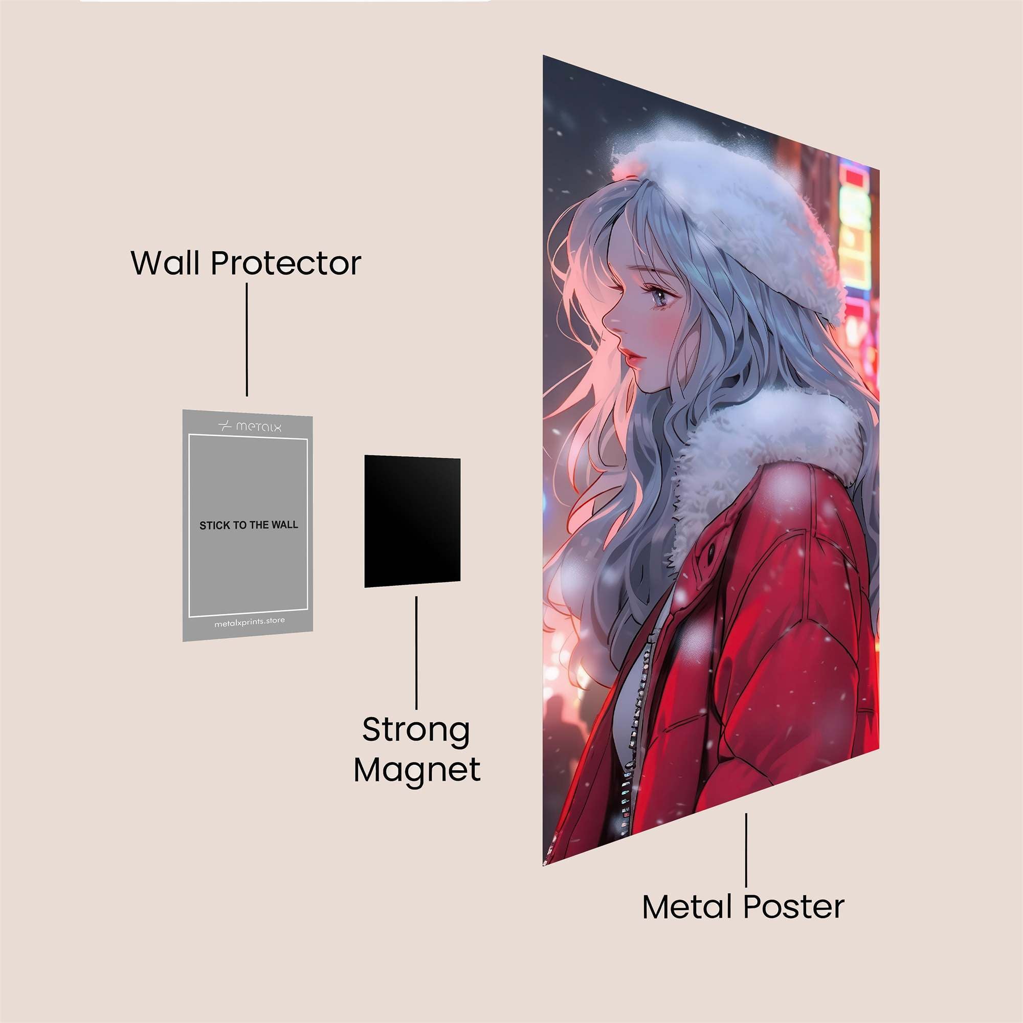 WinterWhimsy Safe Wall Magnetic / M