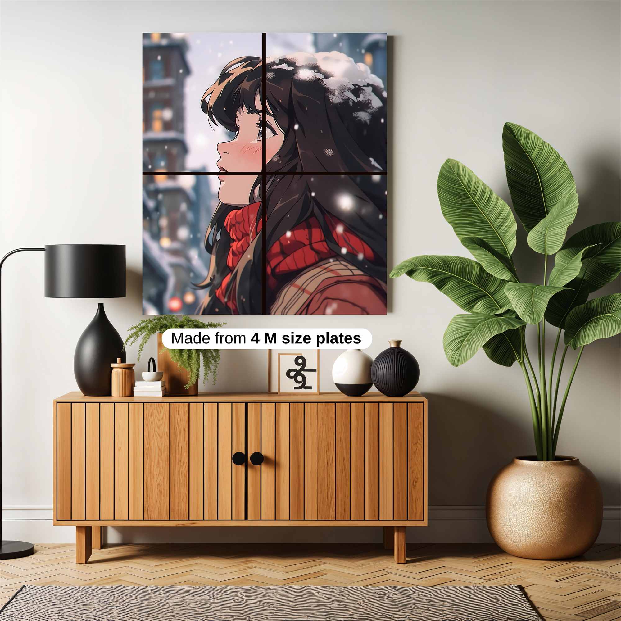 Snow Whispers Safe Wall Magnetic / M