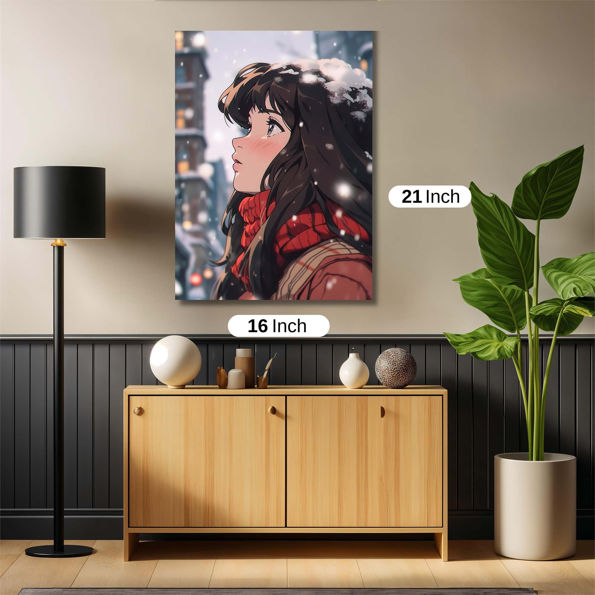 Snow Whispers Safe Wall Magnetic / M