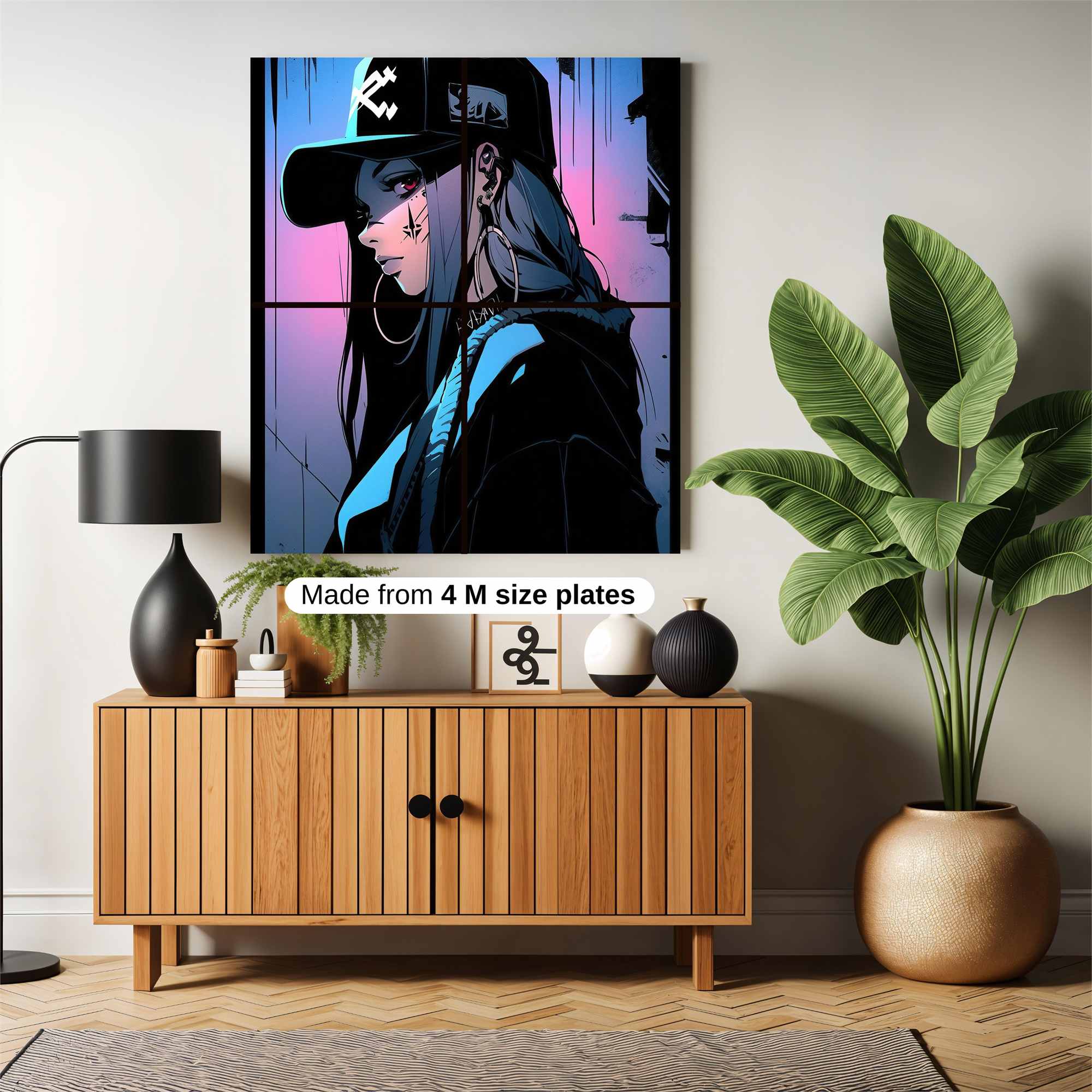 Cyber Rebel Safe Wall Magnetic / M