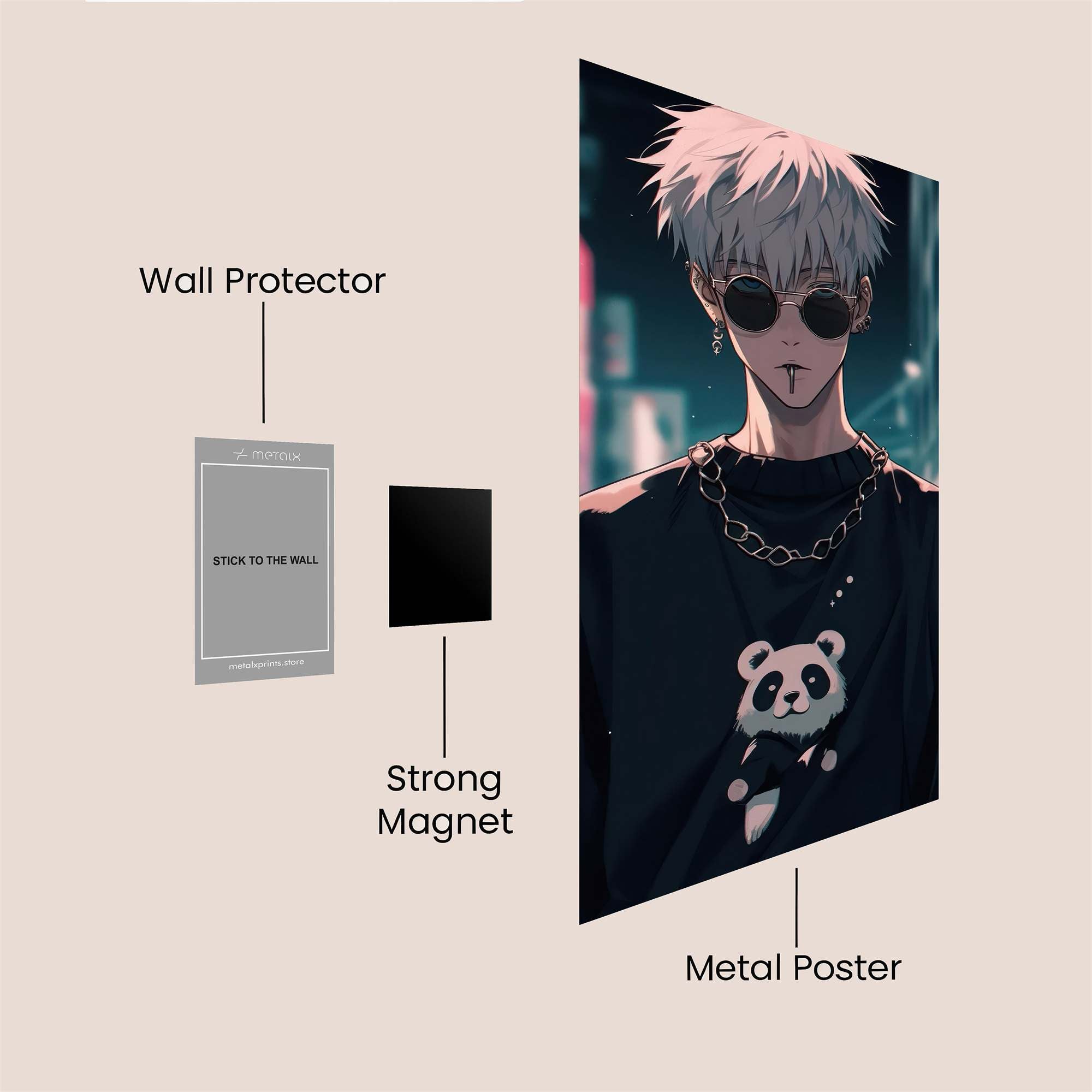 Satoru Serene Safe Wall Magnetic / M