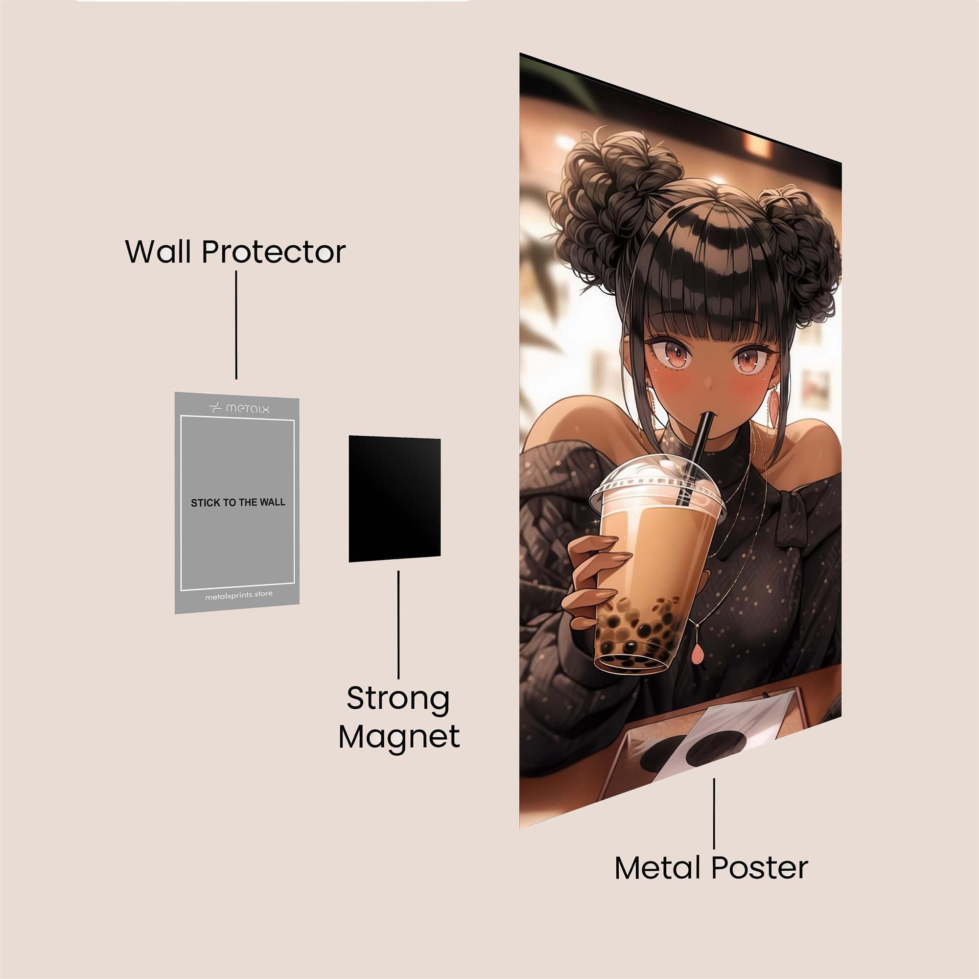 Bubble Bliss Safe Wall Magnetic / M