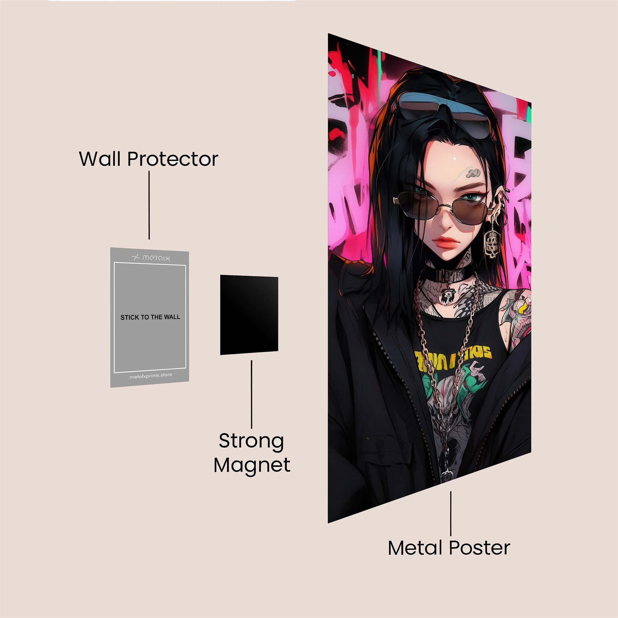 Rebel Vibe Safe Wall Magnetic / M