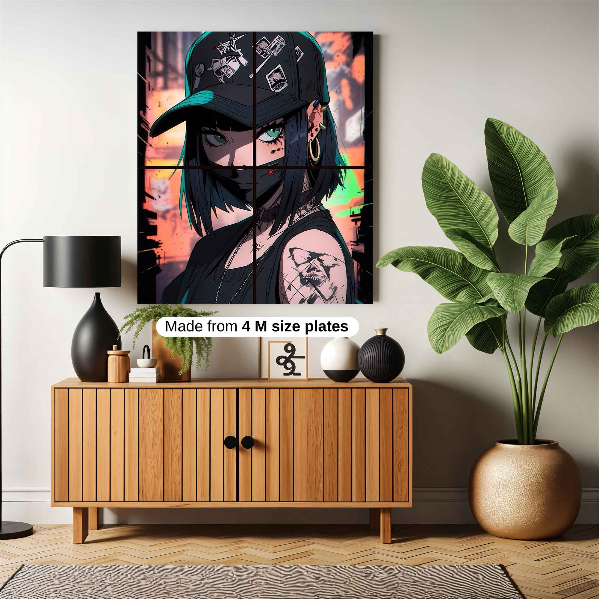 Cyber Rebel Safe Wall Magnetic / M