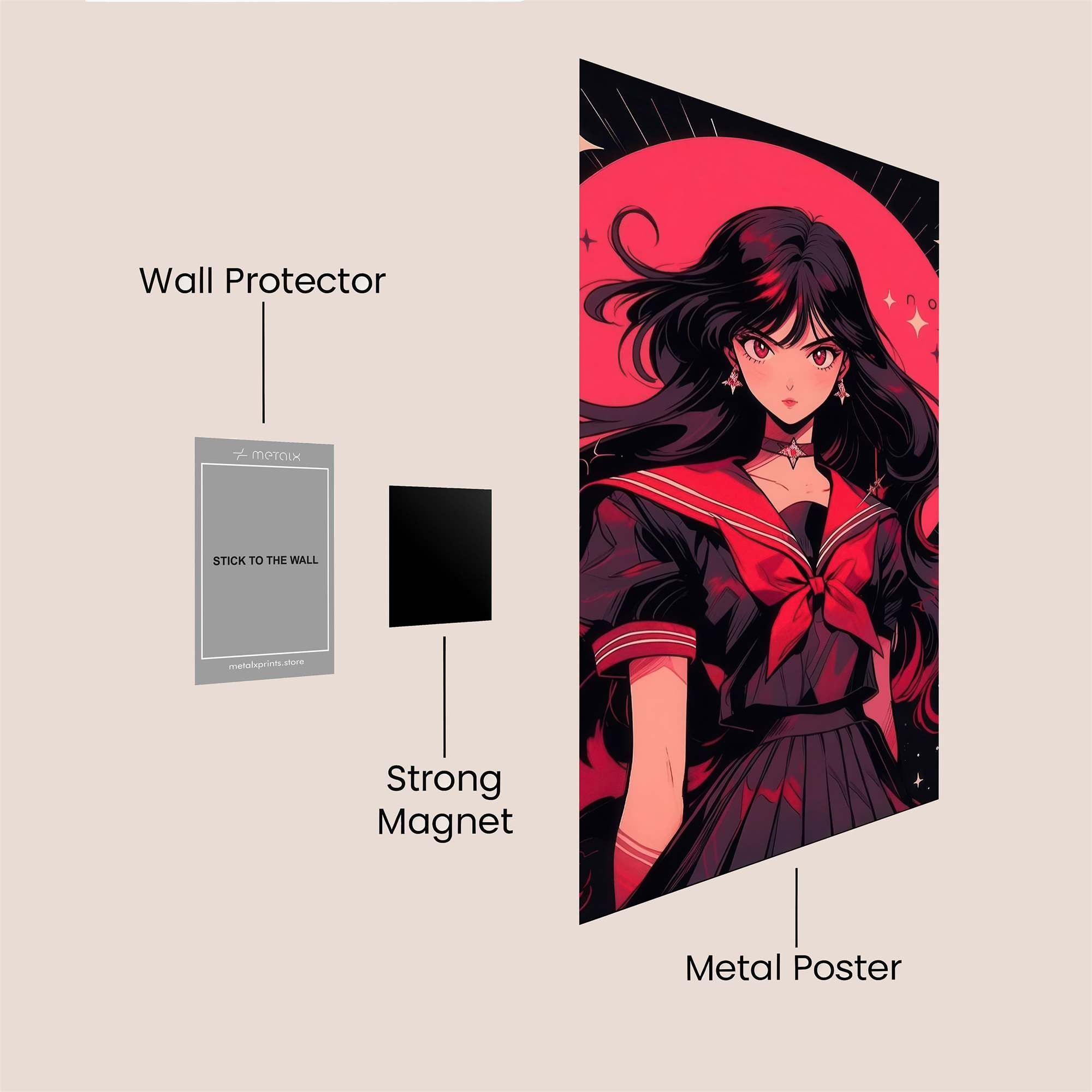 Usagi Radiant Safe Wall Magnetic / M