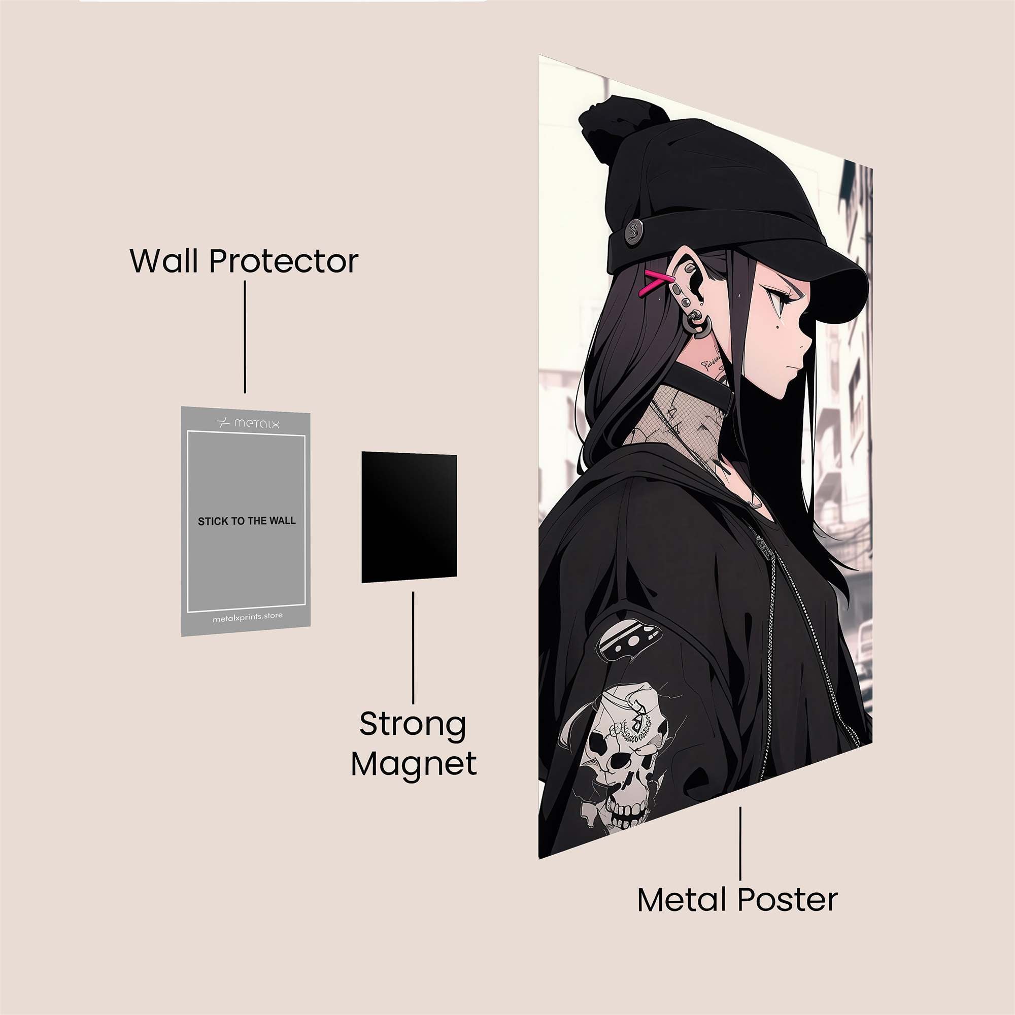 Rebel Solitude Safe Wall Magnetic / M