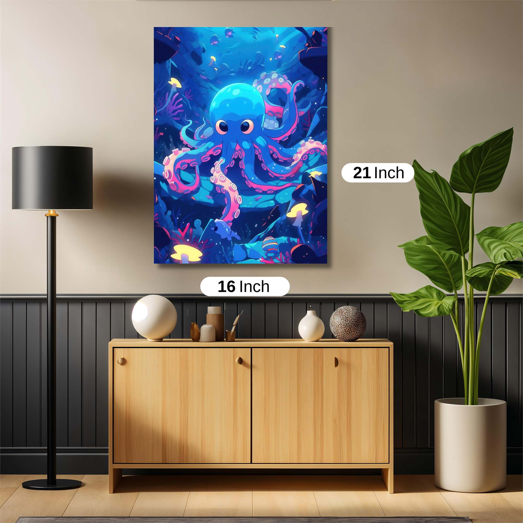 Octopus Radiance Safe Wall Magnetic / M