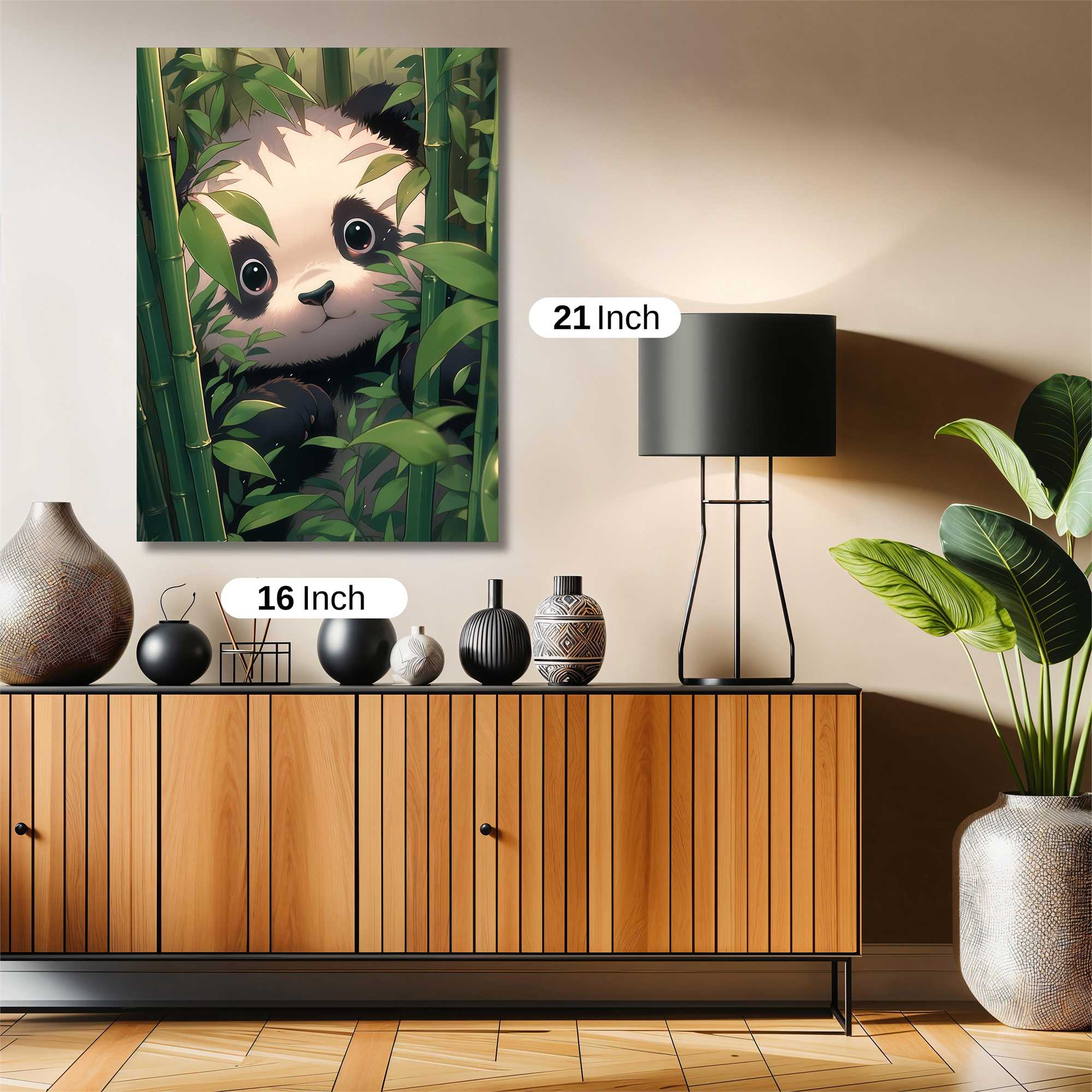 Panda Whimsy Safe Wall Magnetic / M