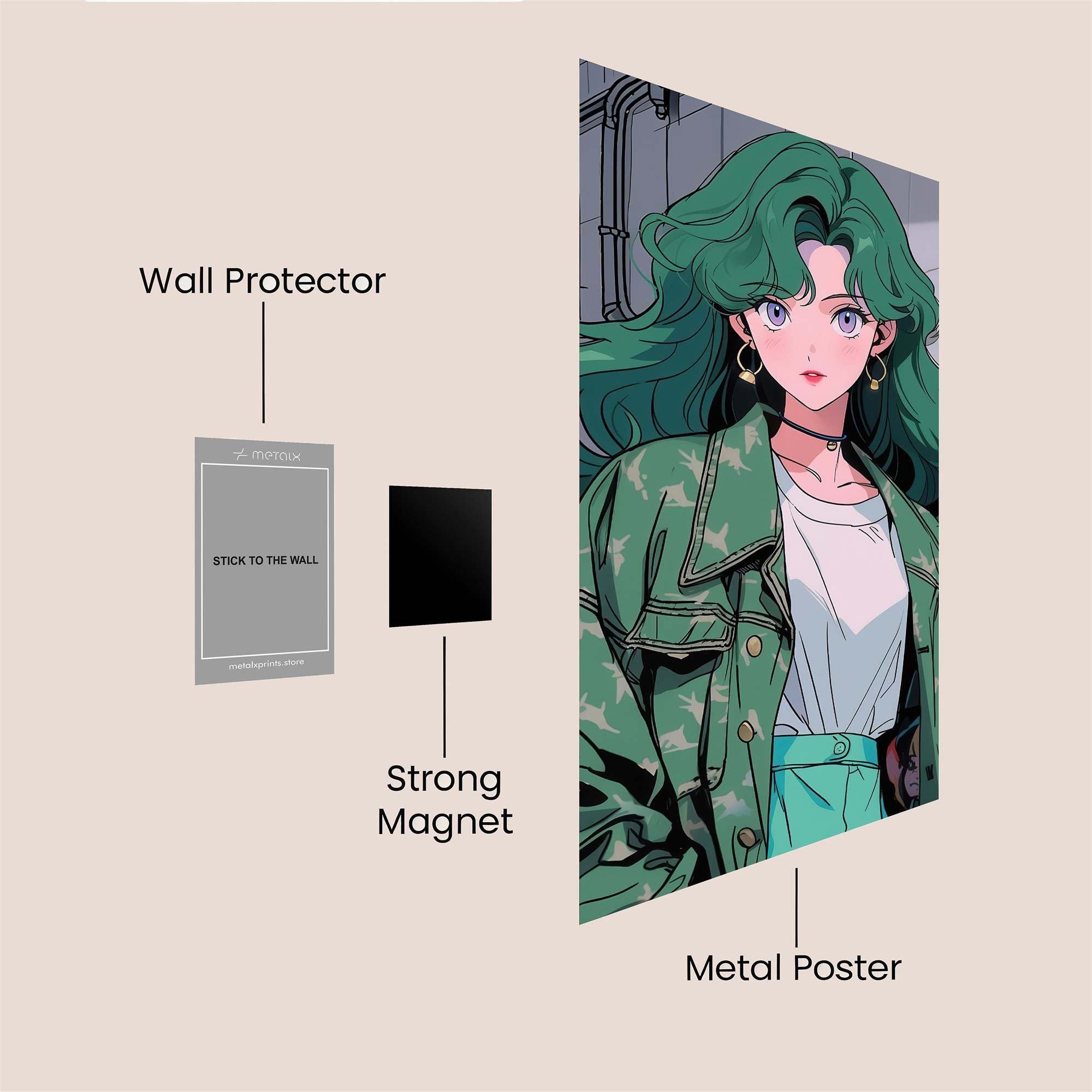 Emerald Enigma Safe Wall Magnetic / M