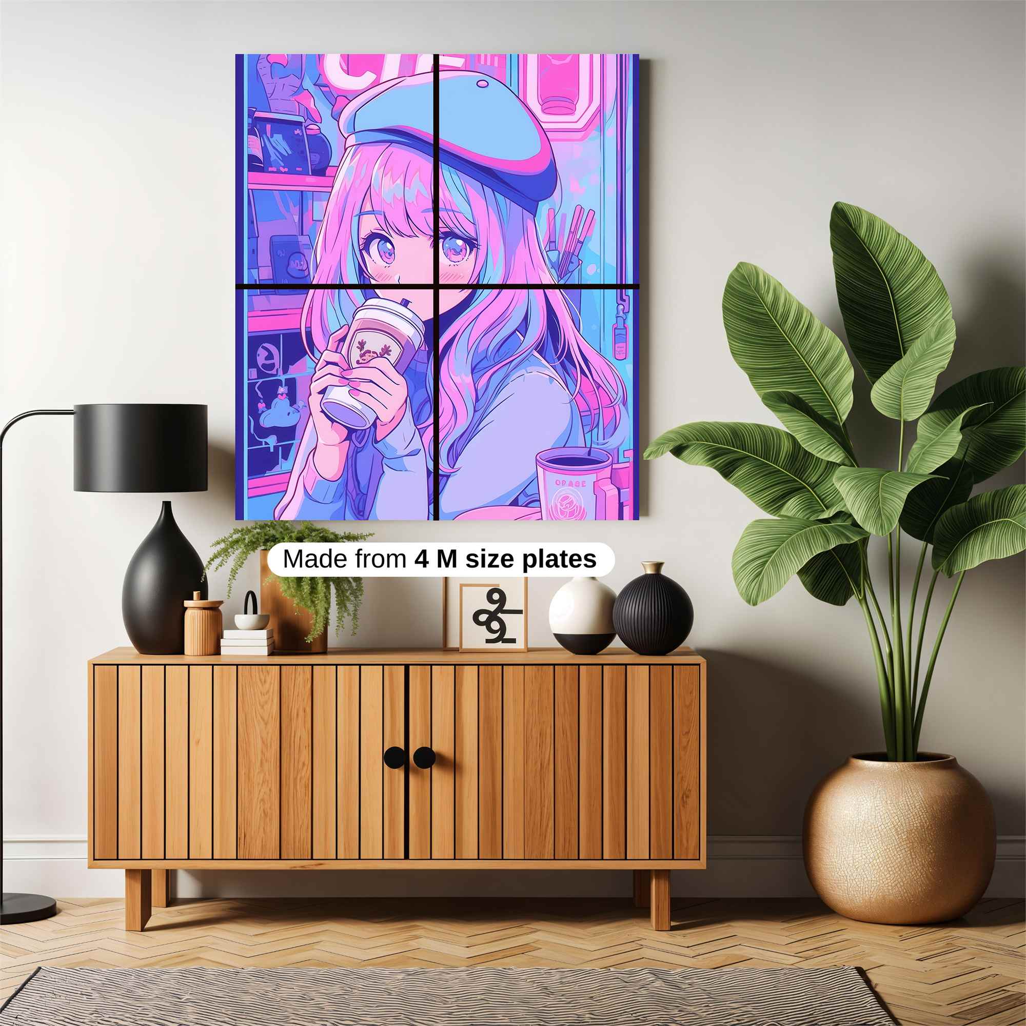 Neon Serenity Safe Wall Magnetic / M