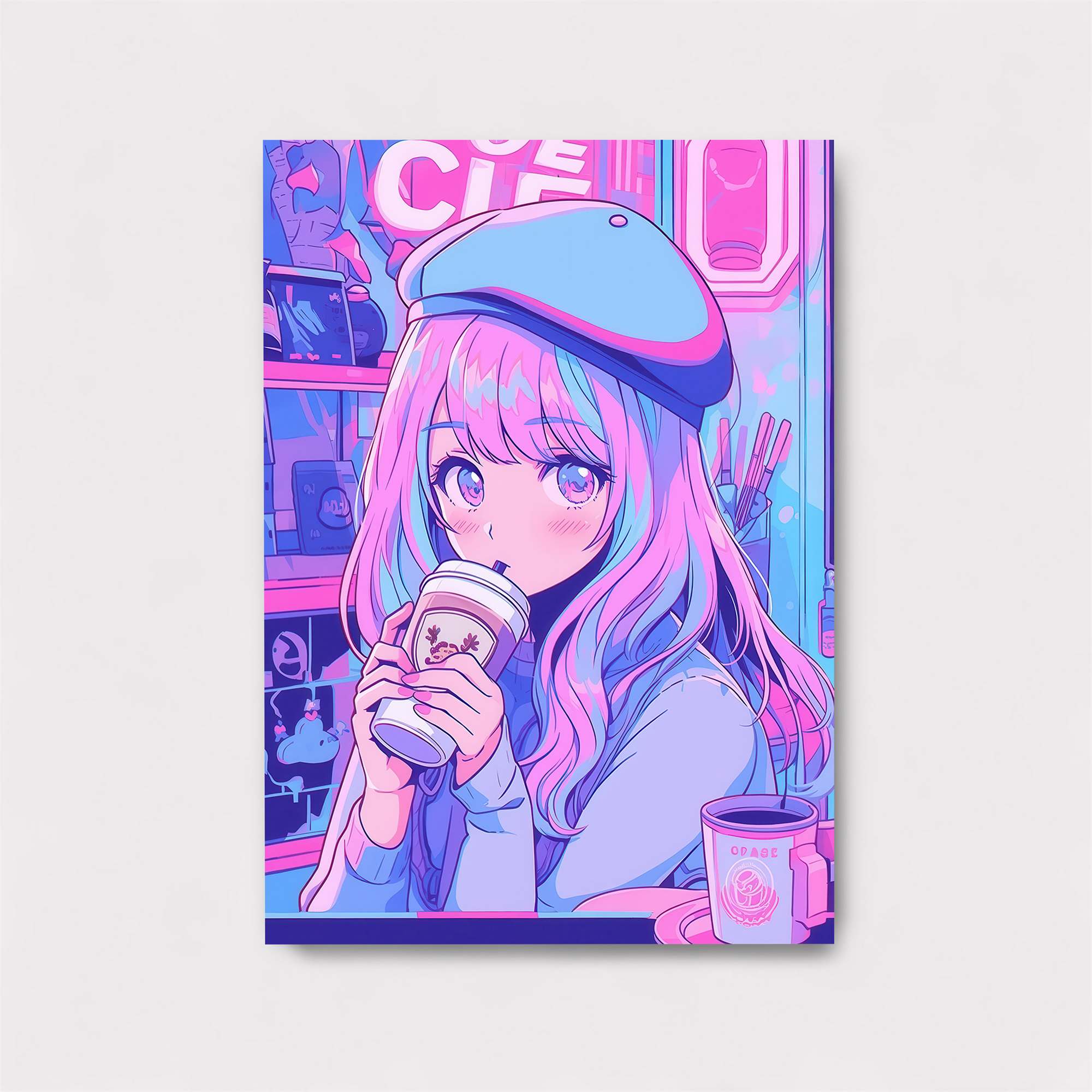 Neon Serenity Safe Wall Magnetic / M