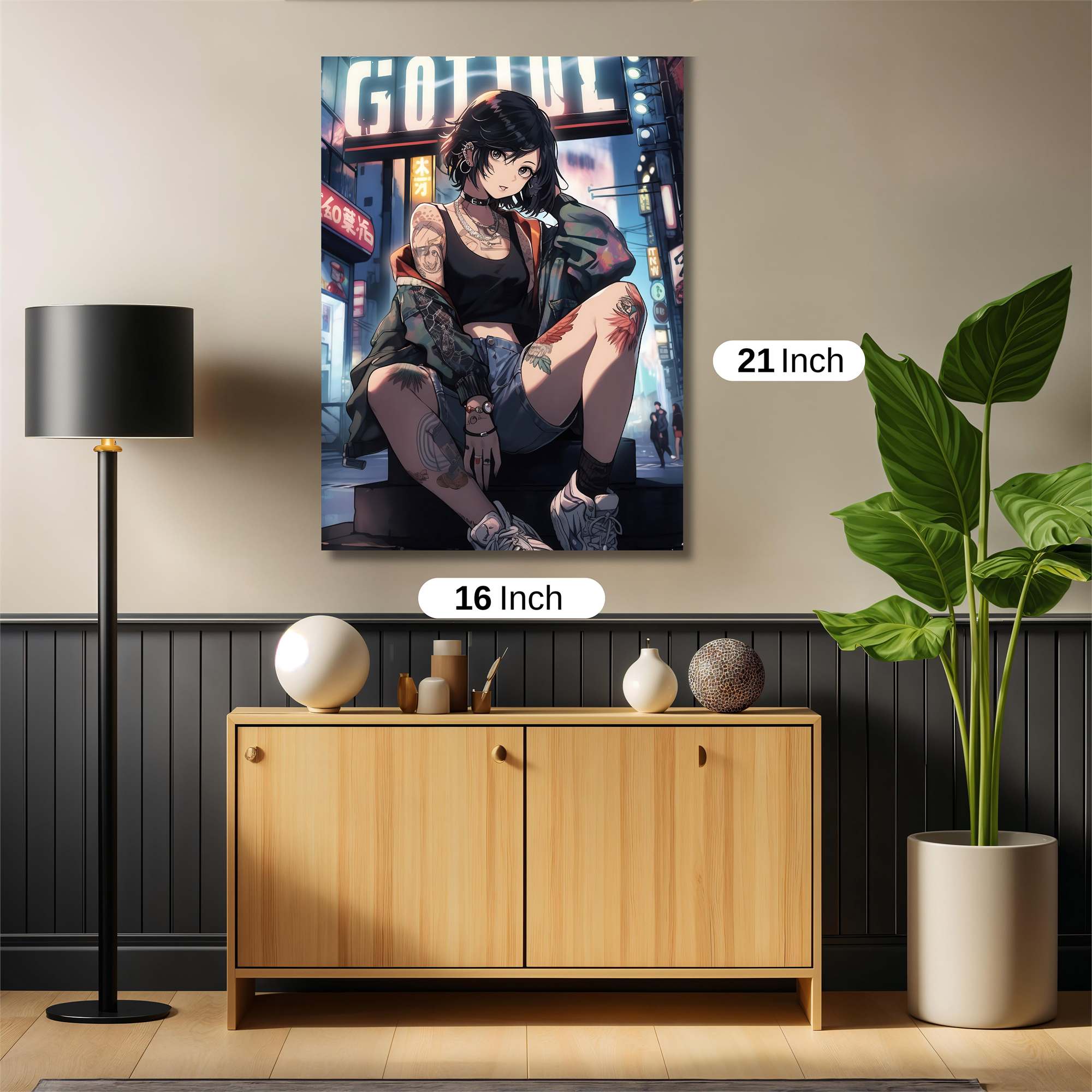 Neon Rebel Safe Wall Magnetic / M