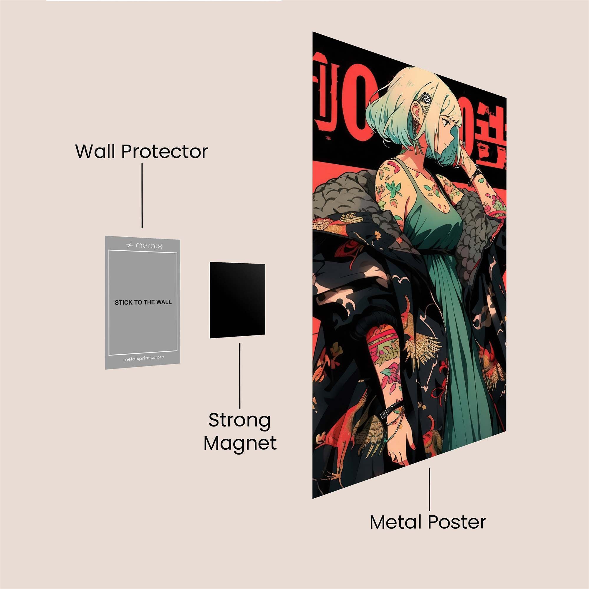 Cyber Enigma Safe Wall Magnetic / M