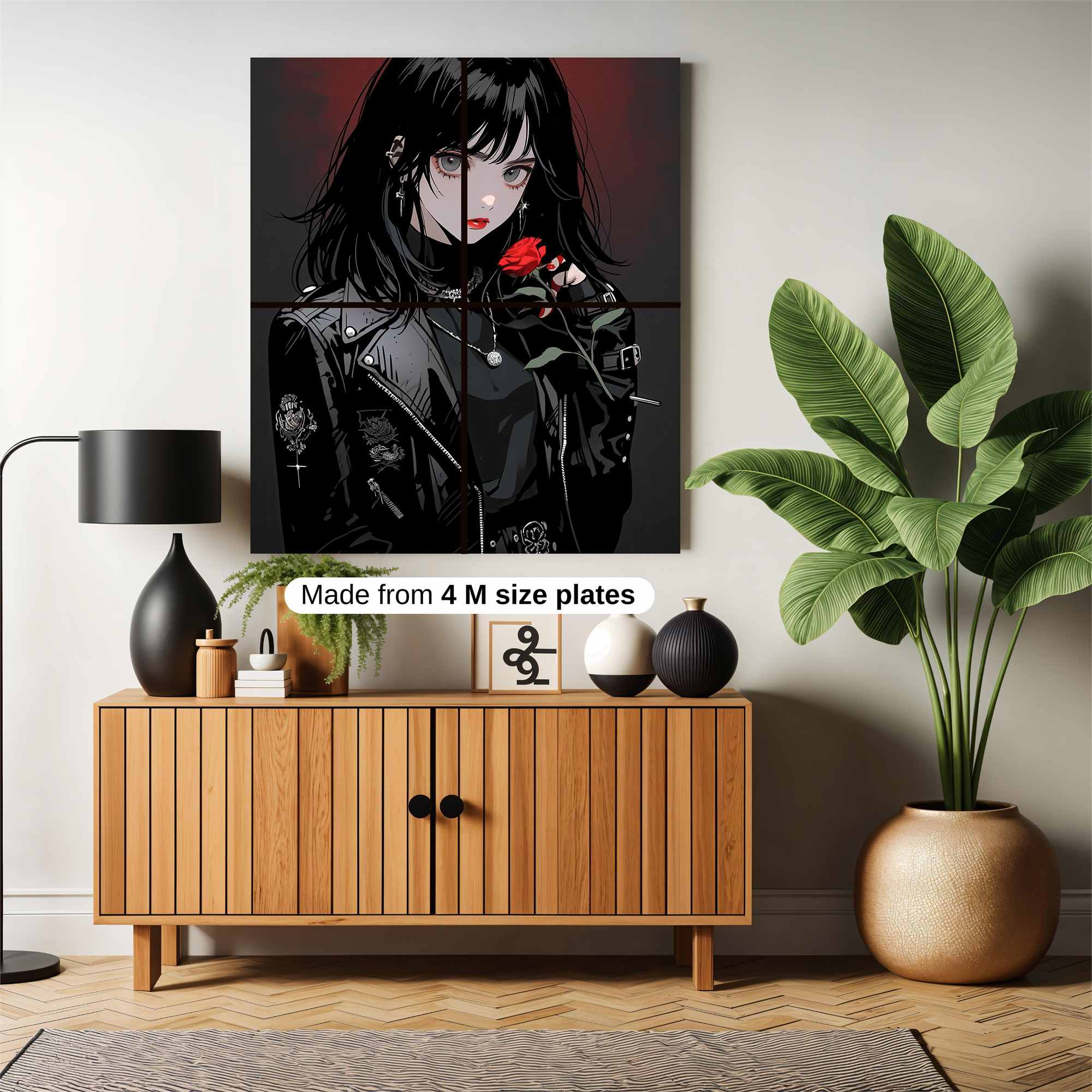 Raven Melancholy Safe Wall Magnetic / M