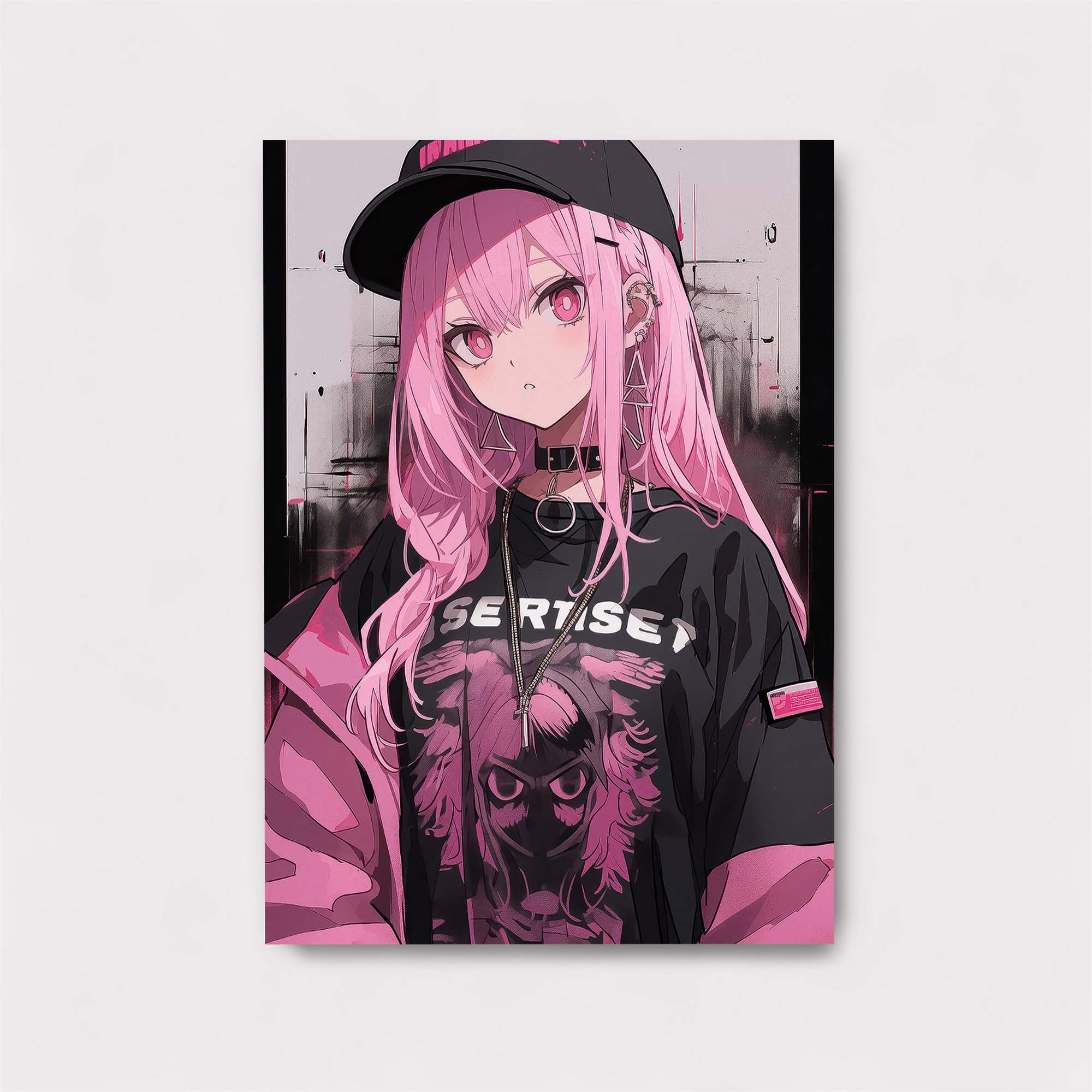 Pink Rebellious Safe Wall Magnetic / M