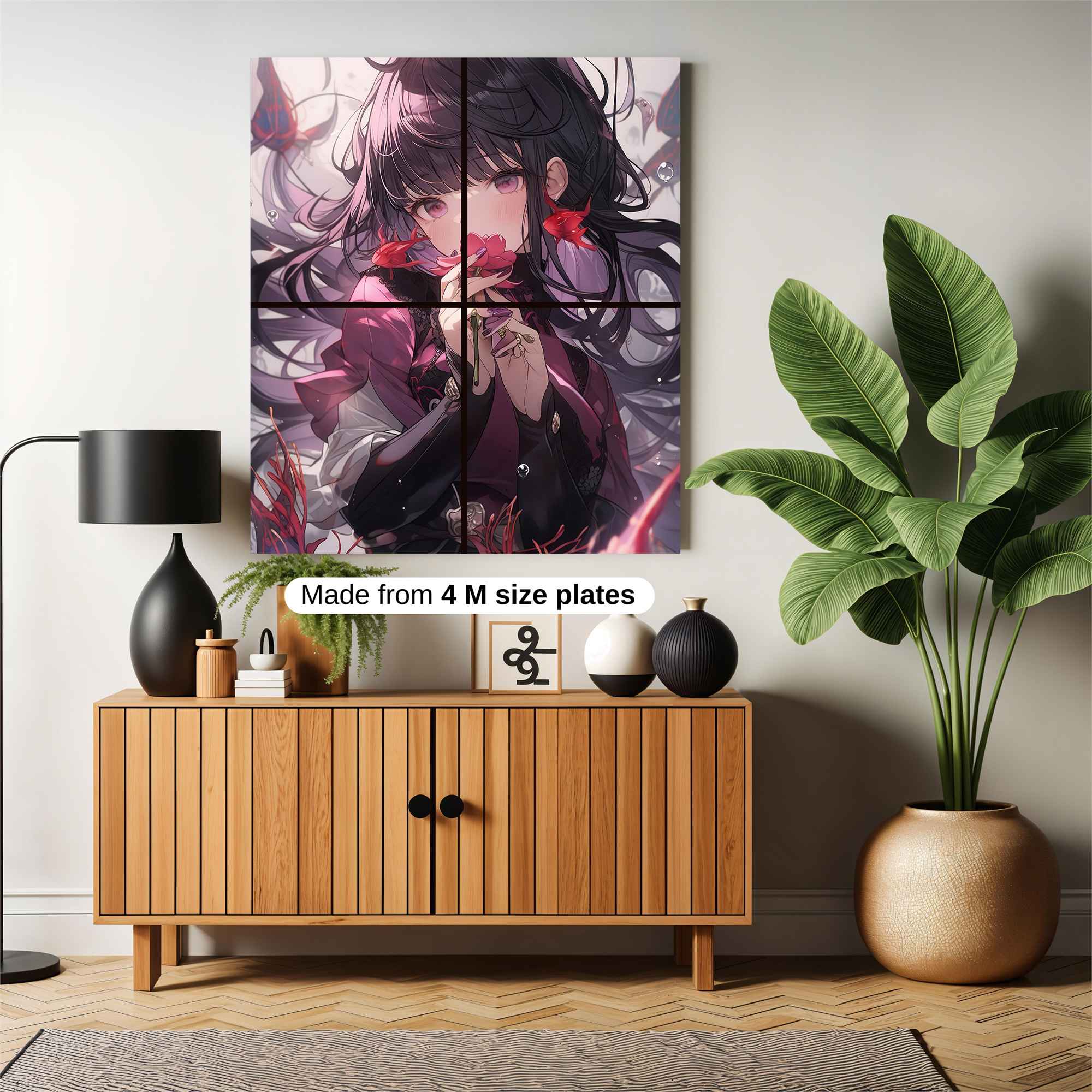 Rose Whimsy Safe Wall Magnetic / M