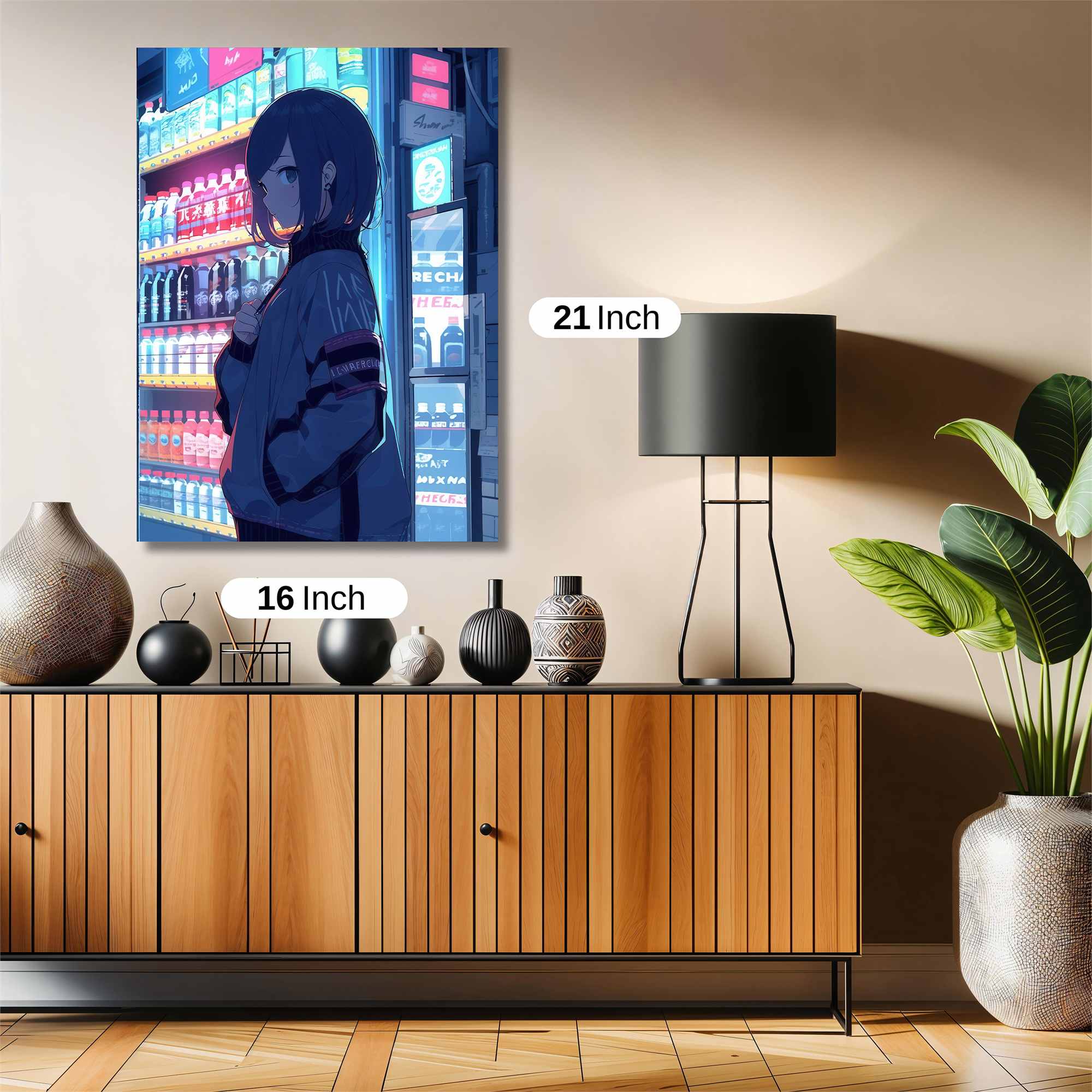 Neon Solitude Safe Wall Magnetic / M