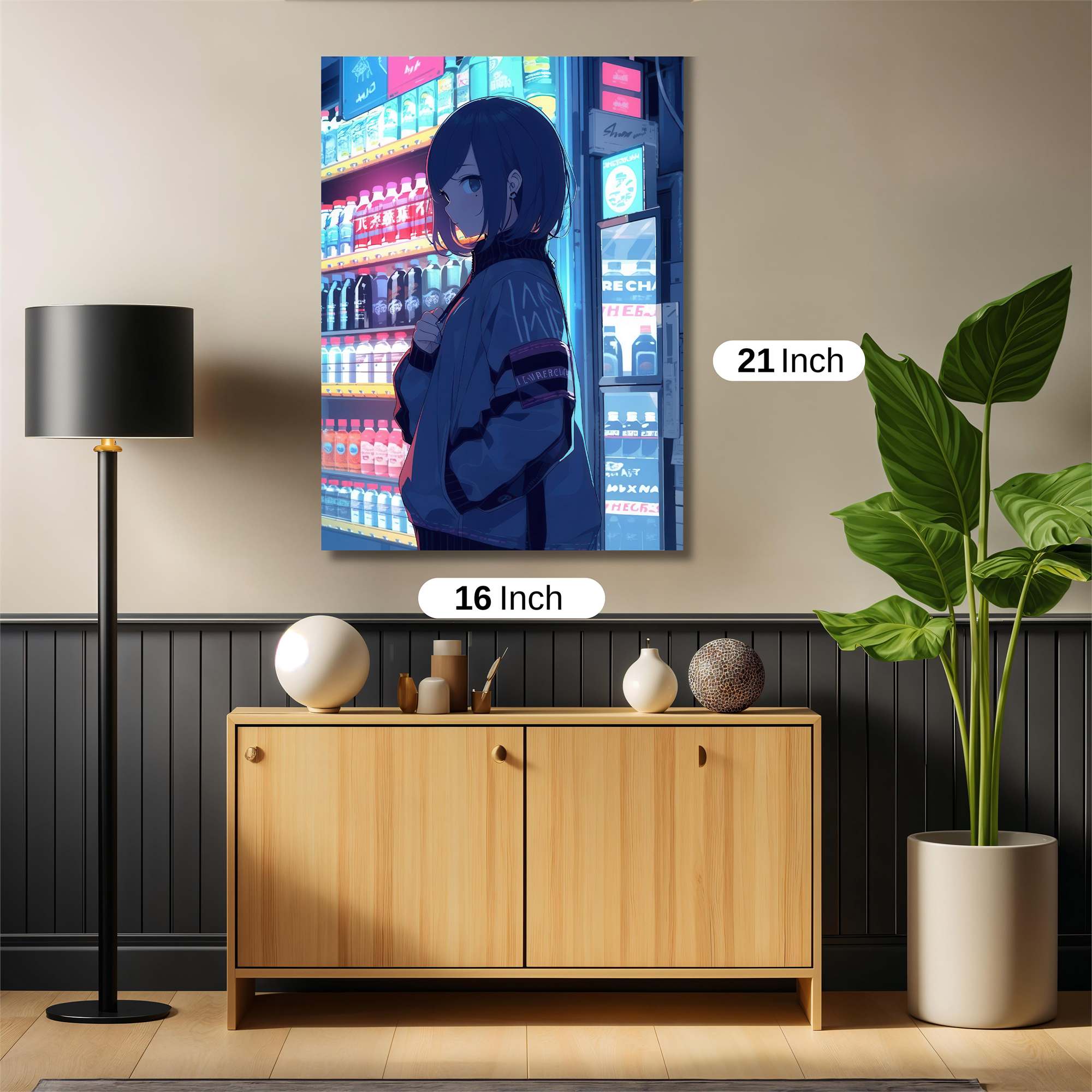 Neon Solitude Safe Wall Magnetic / M