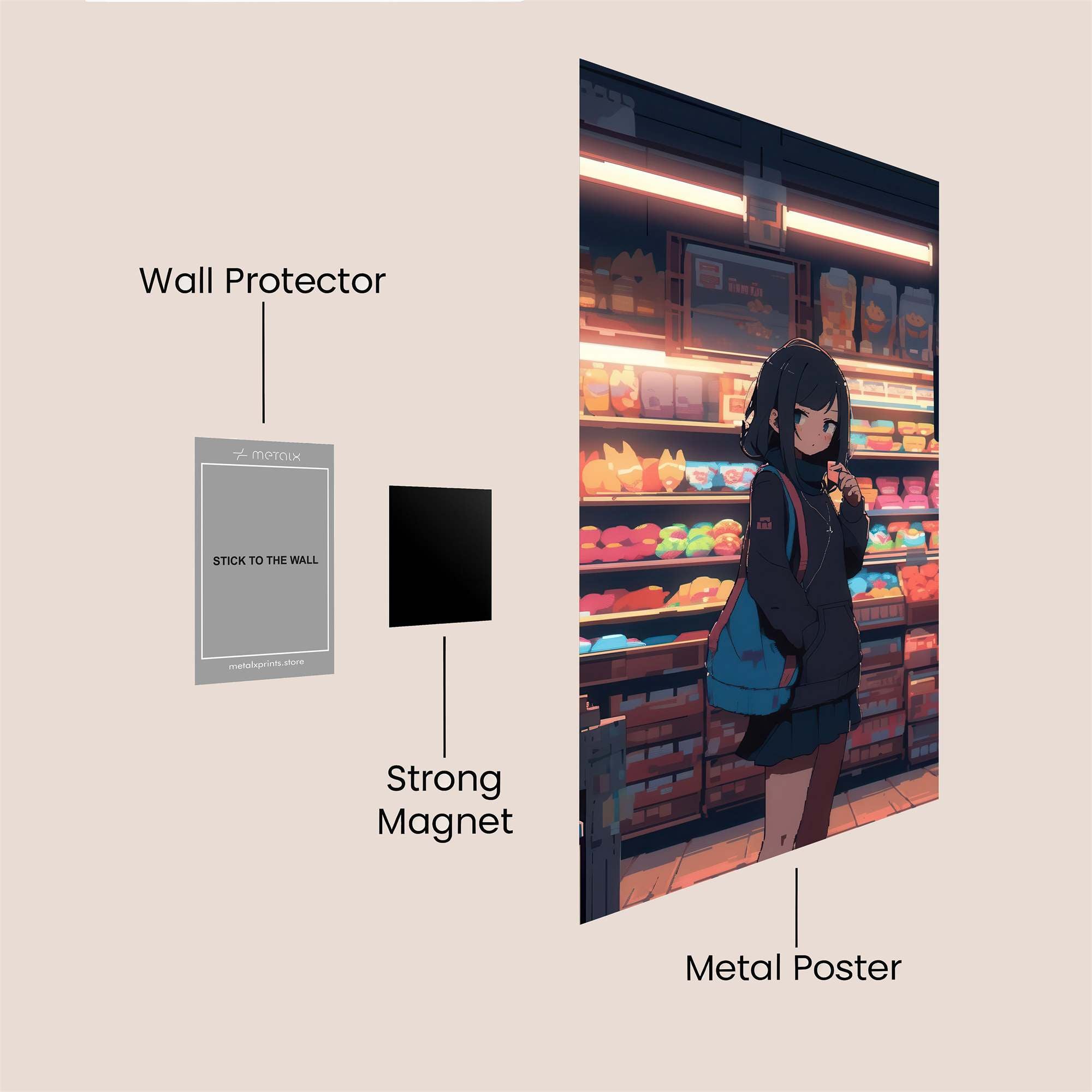 Grocery Serenity Safe Wall Magnetic / M