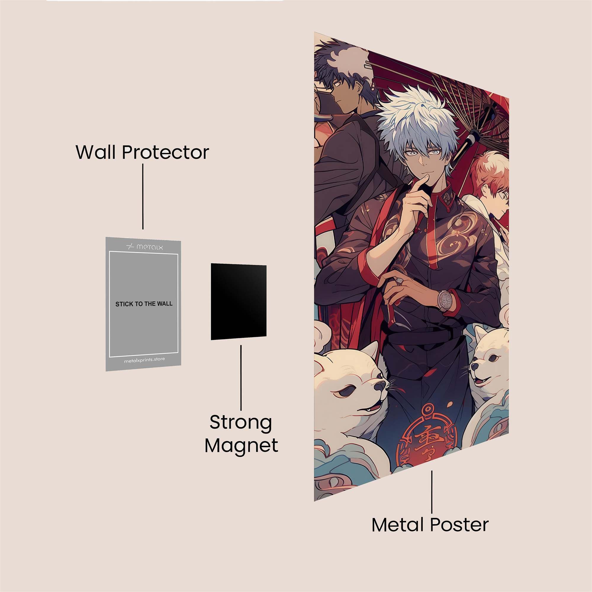 Gintoki Enigmatic Safe Wall Magnetic / M
