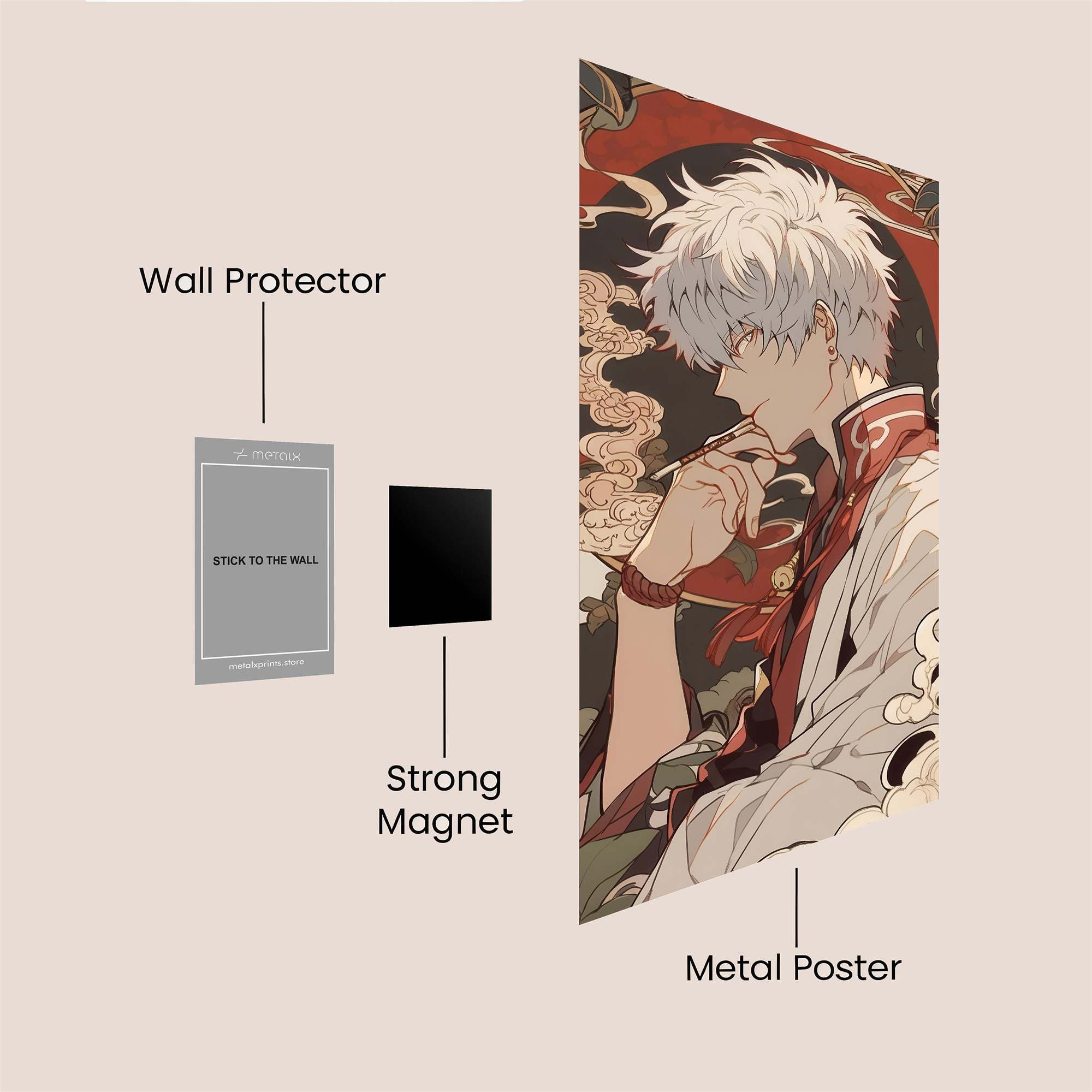 Gintoki Serene Safe Wall Magnetic / M