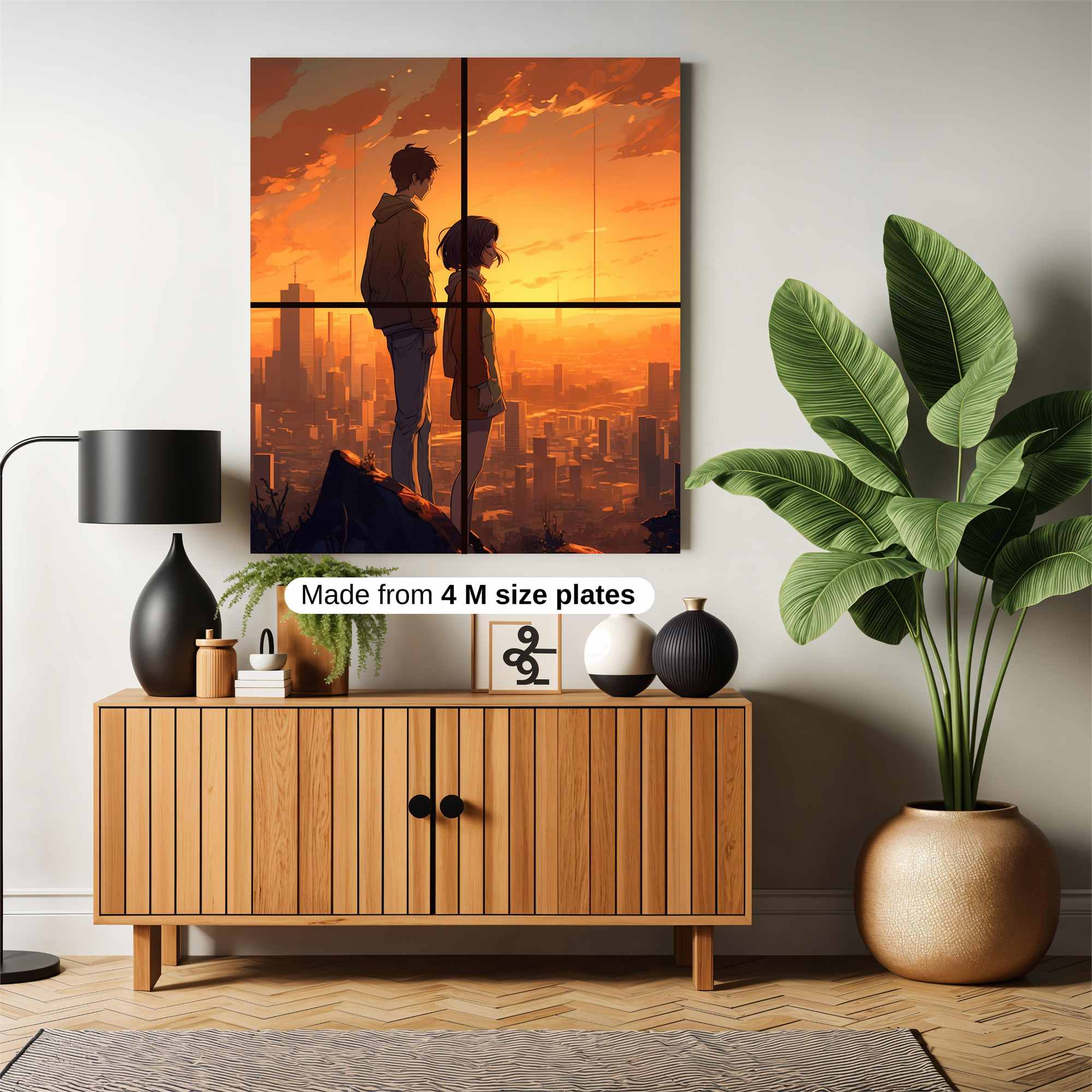Sunset Serenity Safe Wall Magnetic / M